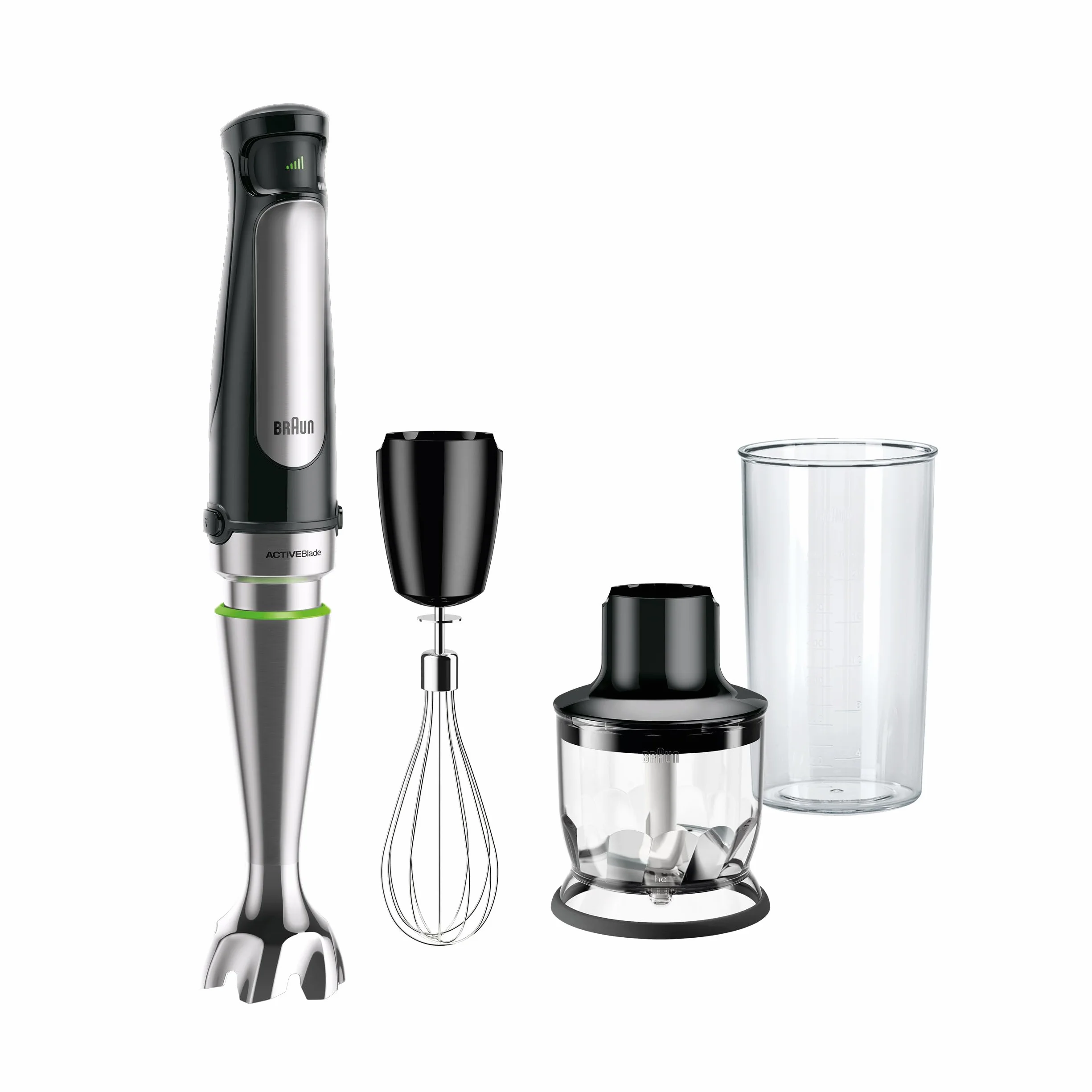 Braun Multiquick 7 Blender Ręczny, Czarny/Srebrny, 600 ml