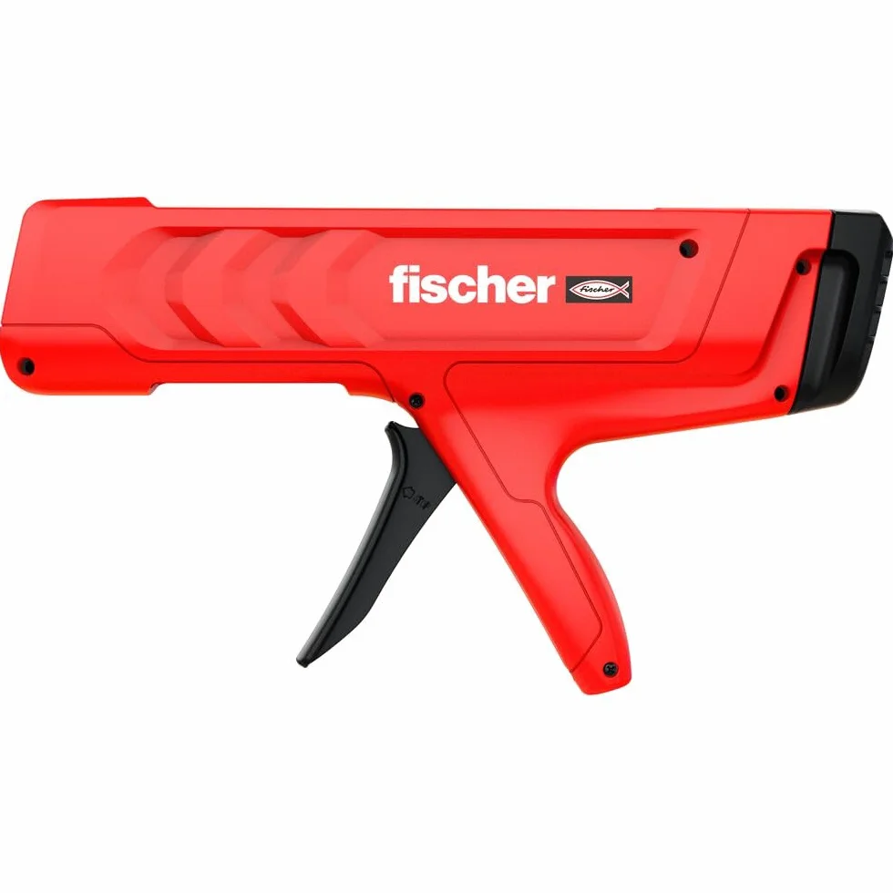 fischer Wyciskarka ręczna FIS DM S Pro, pistolet na kartusze 2-komorowe, pistolet do wyciskania do wydajnego wyciskania, ergonomiczny kształt zapewnia optymalną obsługę