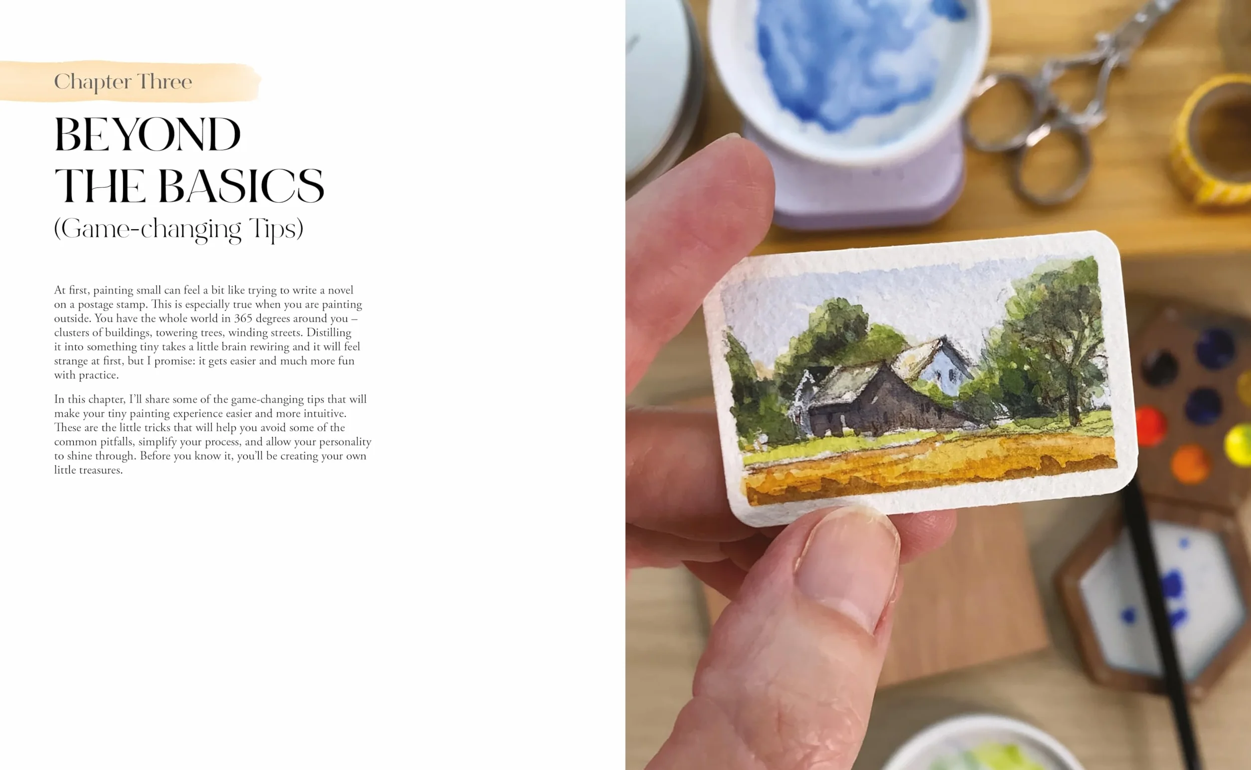 The Big Book of Tiny Painting: An Artist's Guide to Painting Outside in Ink and Watercolor
