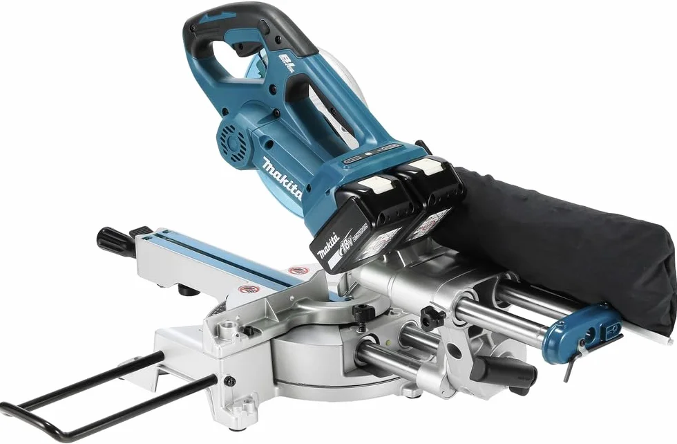 Makita DLS714NZ Twin 18V, 36V, Litowo-Jonowa LXT Bezszczotkowa Piła Ukośna 190 mm – Baterie i Ładowarka Nie Są Dołączone