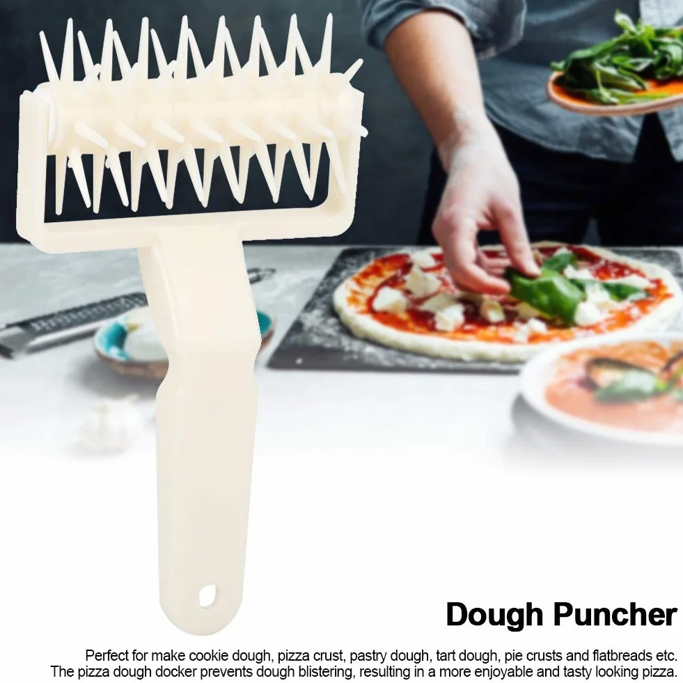 Pizza Dziurkacz DIY Plastikowe Ciasteczka do Pizzy Wałek do Ciasta Ciasto Igiełkowe Koła Cutter Ciasto Chleb Dziurkacz do Kuchni Restauracja