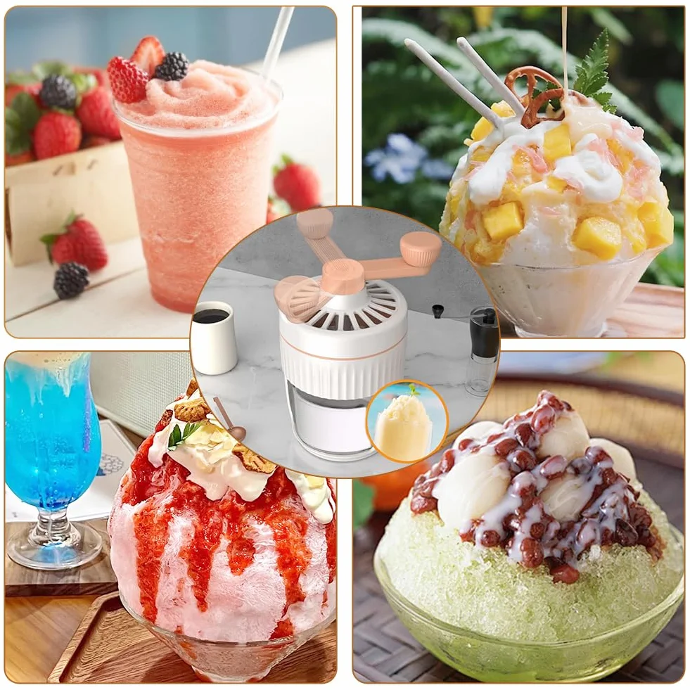 Ręczna rozdrabniarka do lodu do koktajli smoothie