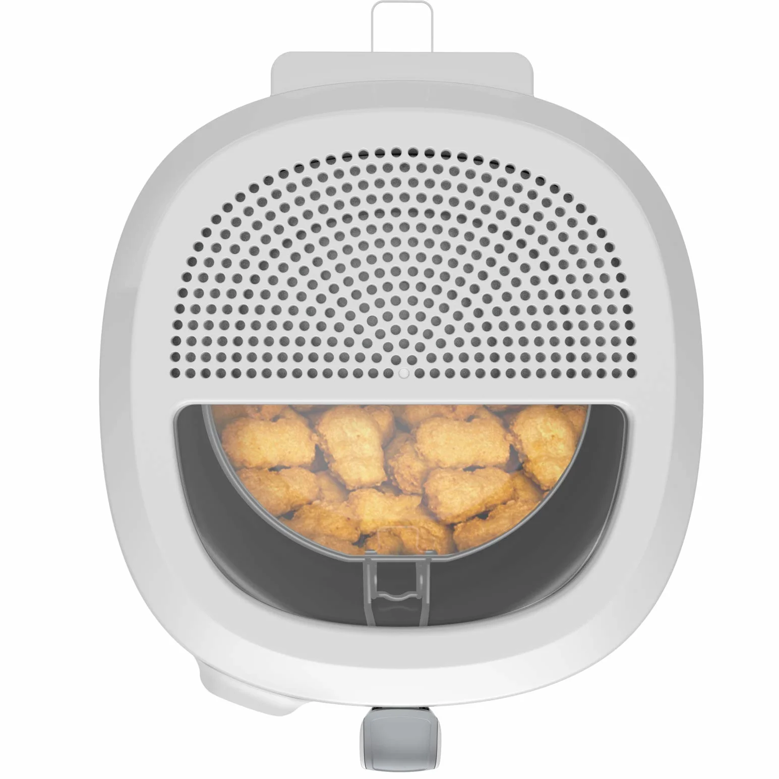 Moulinex AF2031 Uno frytkownica, pojemność 1 kg dla 4 osób, pojemność oleju 1,8 l, biała