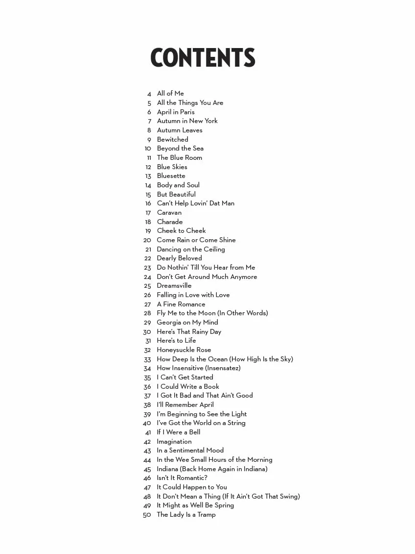 101 Jazz Songs for Trumpet
