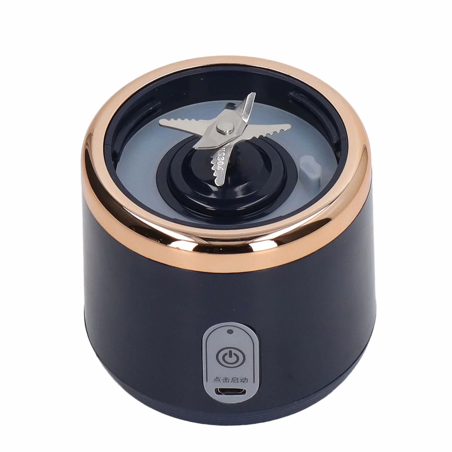 Mini Blender Przenośny 300 ml 22000 Obr./min 1200 mAh USB Akumulator Niebieski