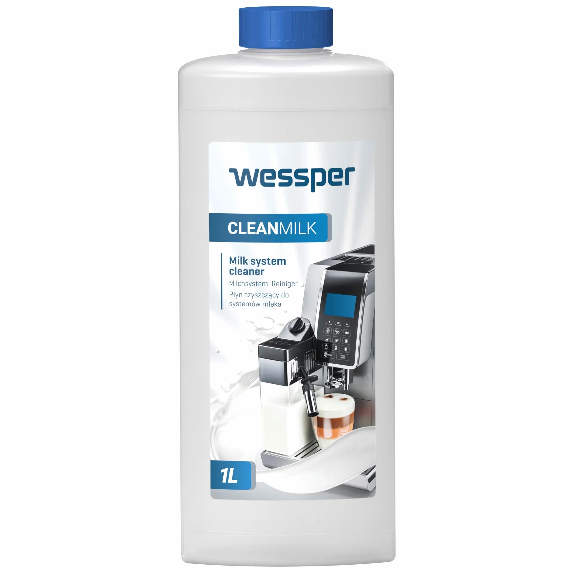Wessper Płyn do Czyszczenia Obwodów Mleka w Ekspresie, 1000ml