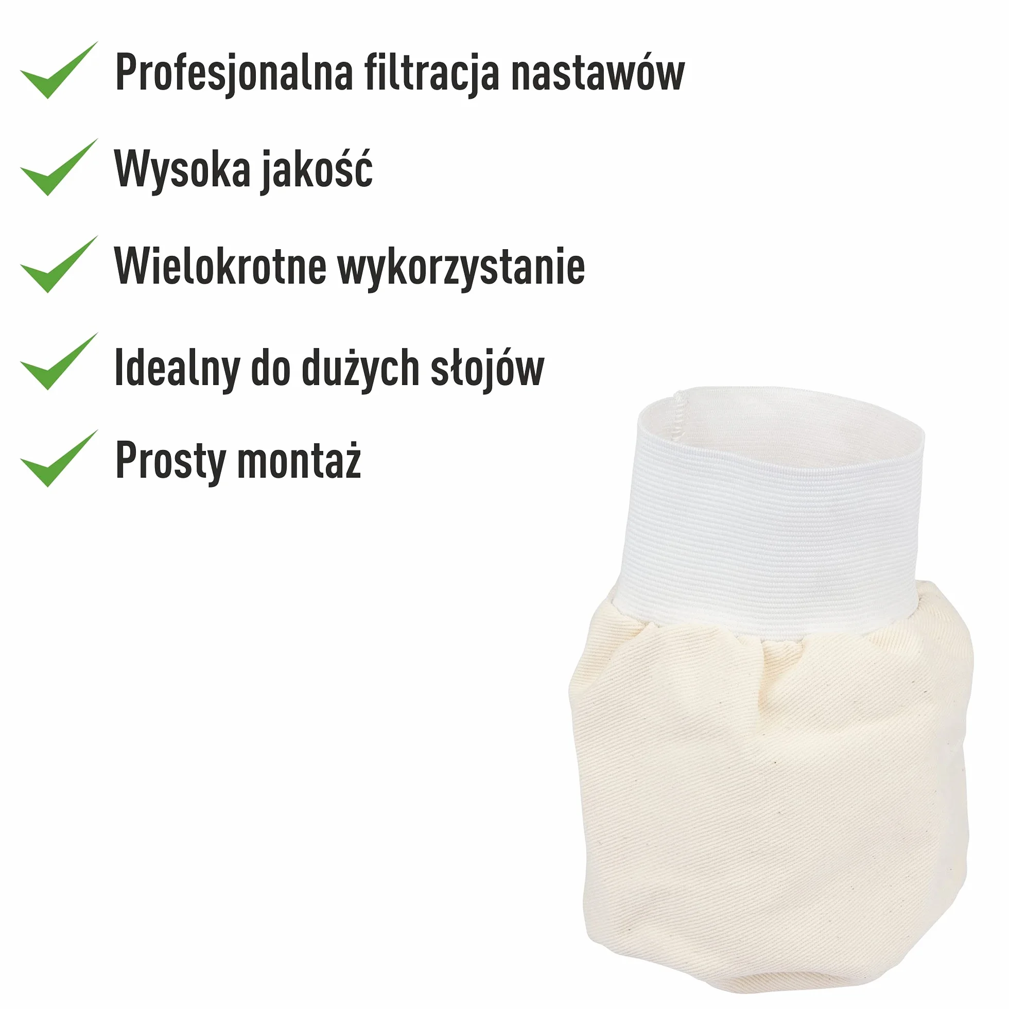 Browin 810600 Worek Filtrujący, Beżowy, 1,2 l