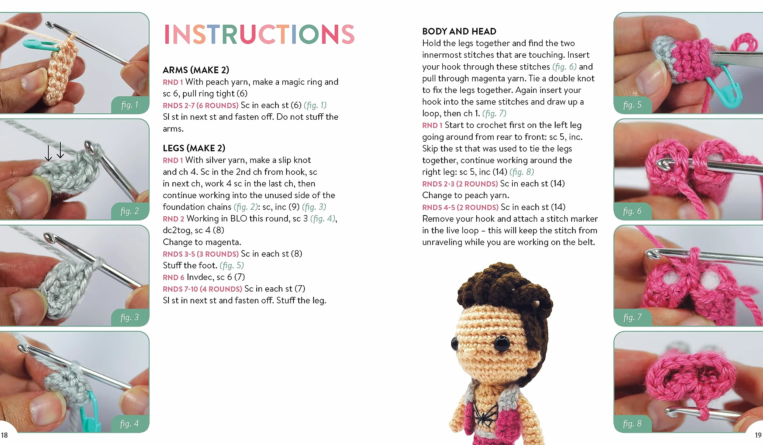 Unofficial Harry Styles Book and Crochet Kit: Includes Everything You Need to Make a Harry Amigurumi Doll – Four Colors of Yarn, Crochet Hook, ... Eyes, Fiberfill Stuffing, Instruction Book