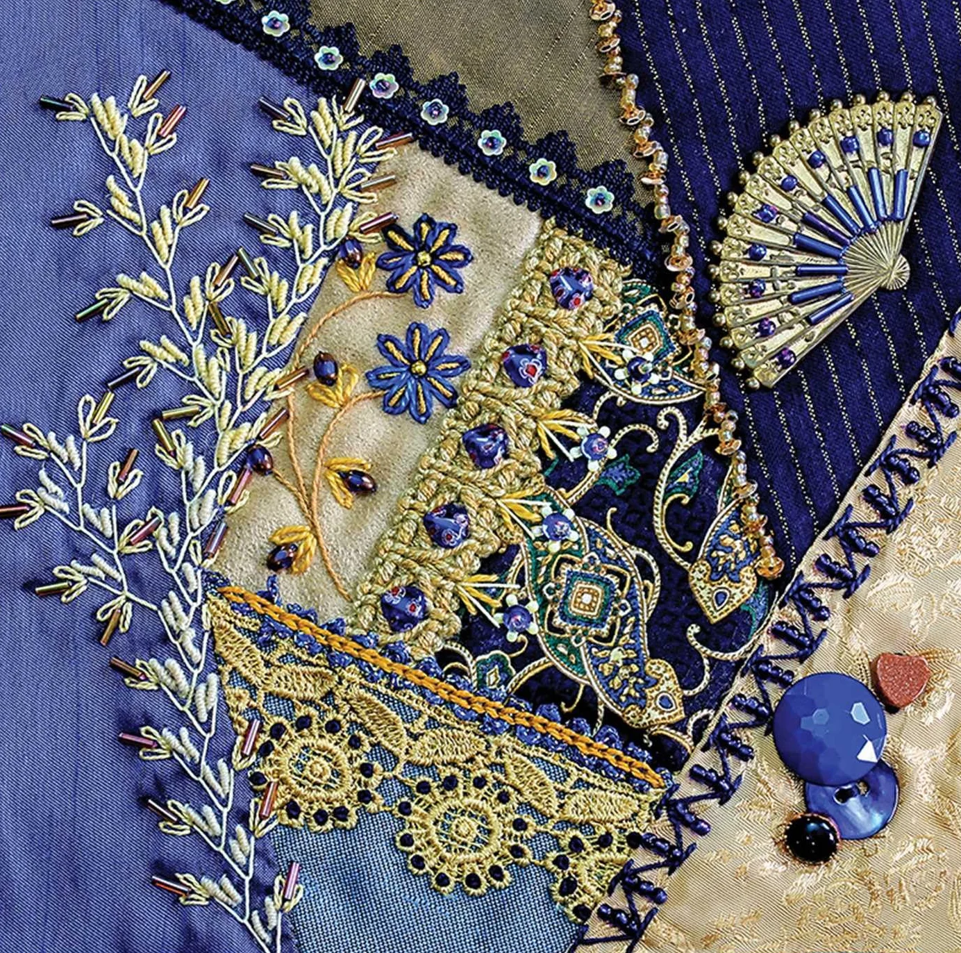 Crazy Quilting for Beginners Handy Pocket Guide: All the Basics to Get You Started