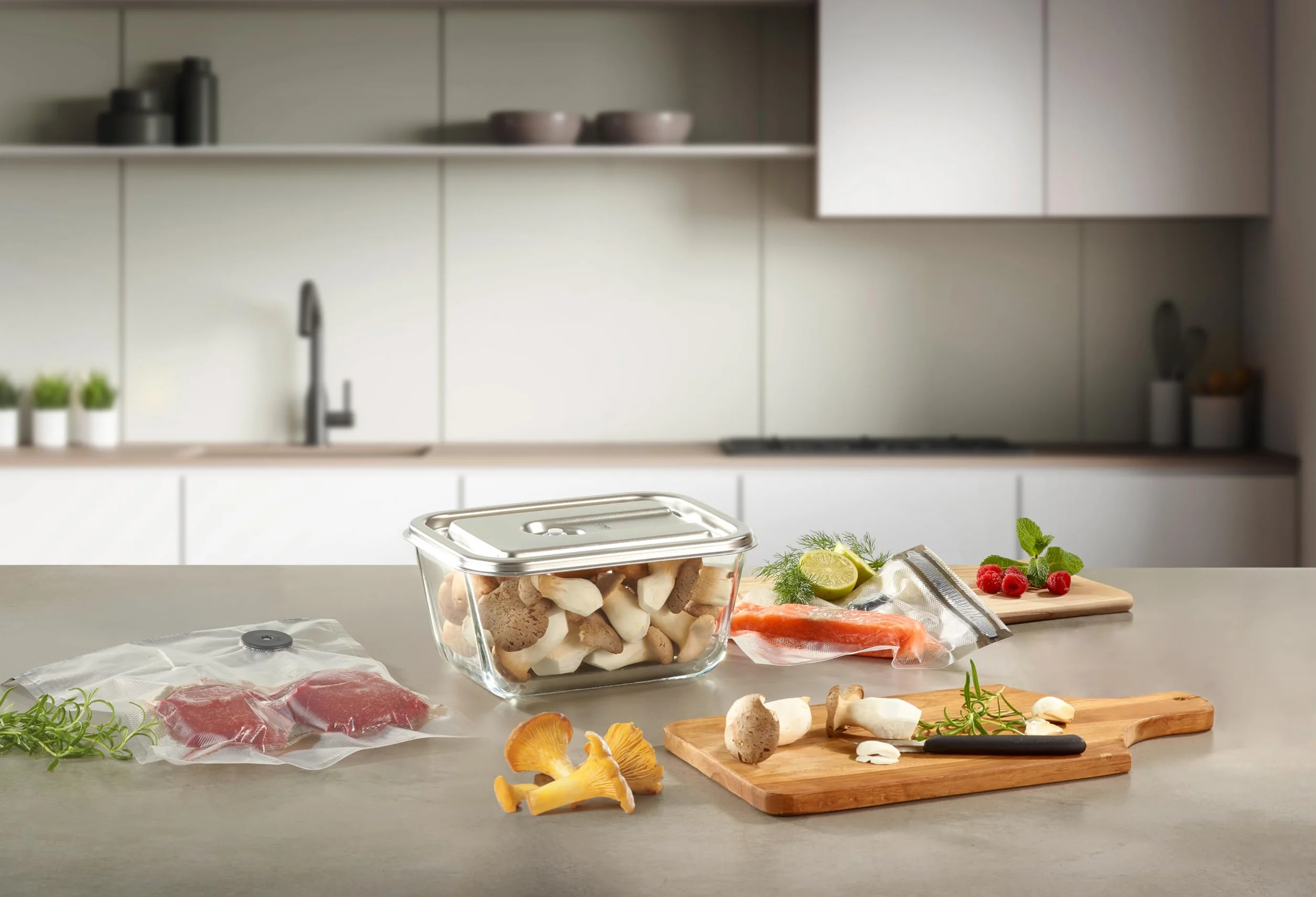 Caso VacuBoxx Inox 2.6 próżniowy pojemnik na świeżość 2600 ml