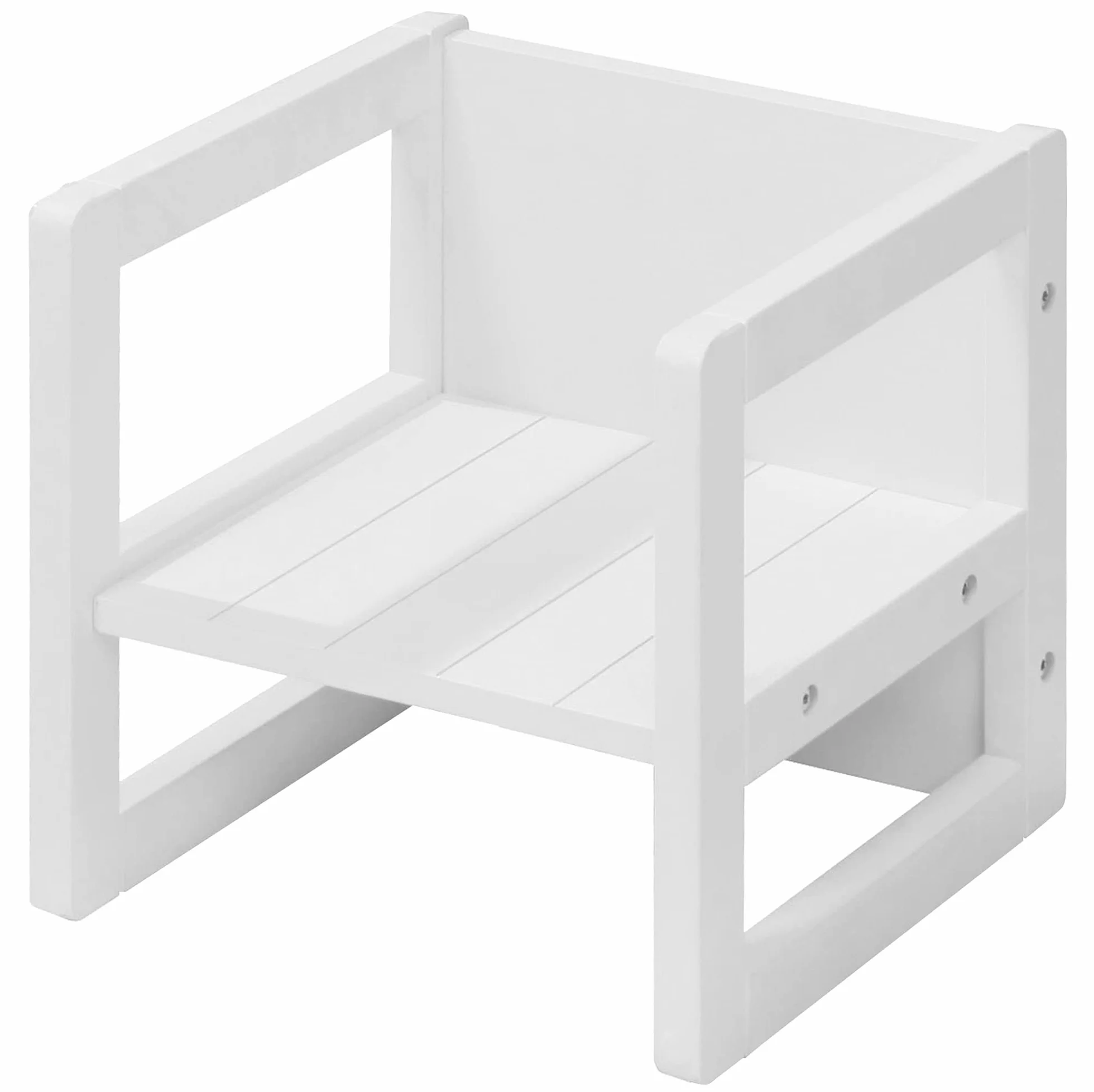 Roba B005E7MM6O Taboret, Biały, 30 x 30 x 30 cm