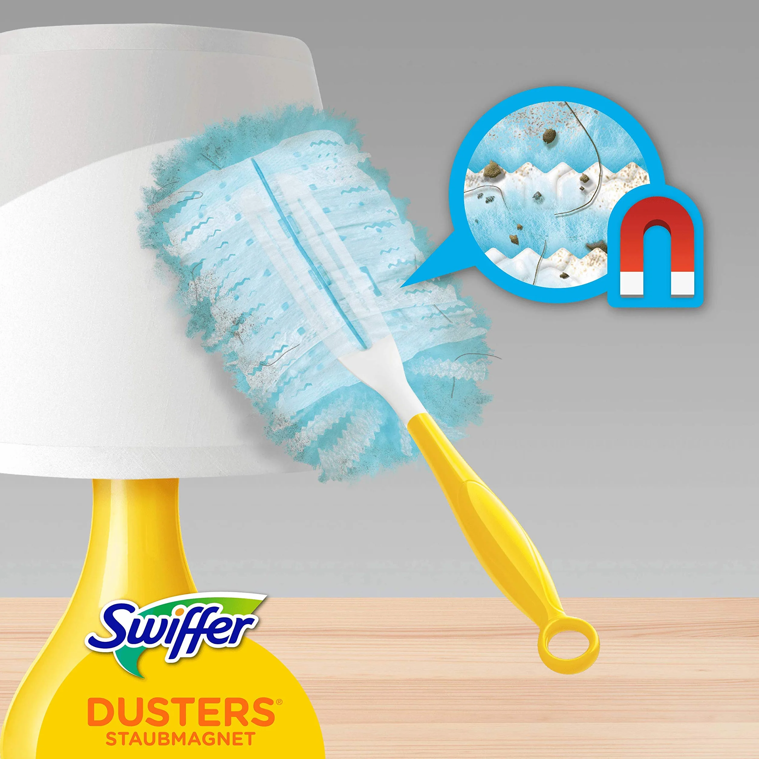 Swiffer Zestaw do kurzu (1 kij + 3 wkłady), zestaw 3 szt