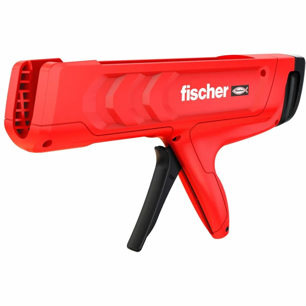 fischer Wyciskarka ręczna FIS DM S Pro, pistolet na kartusze 2-komorowe, pistolet do wyciskania do wydajnego wyciskania, ergonomiczny kształt zapewnia optymalną obsługę