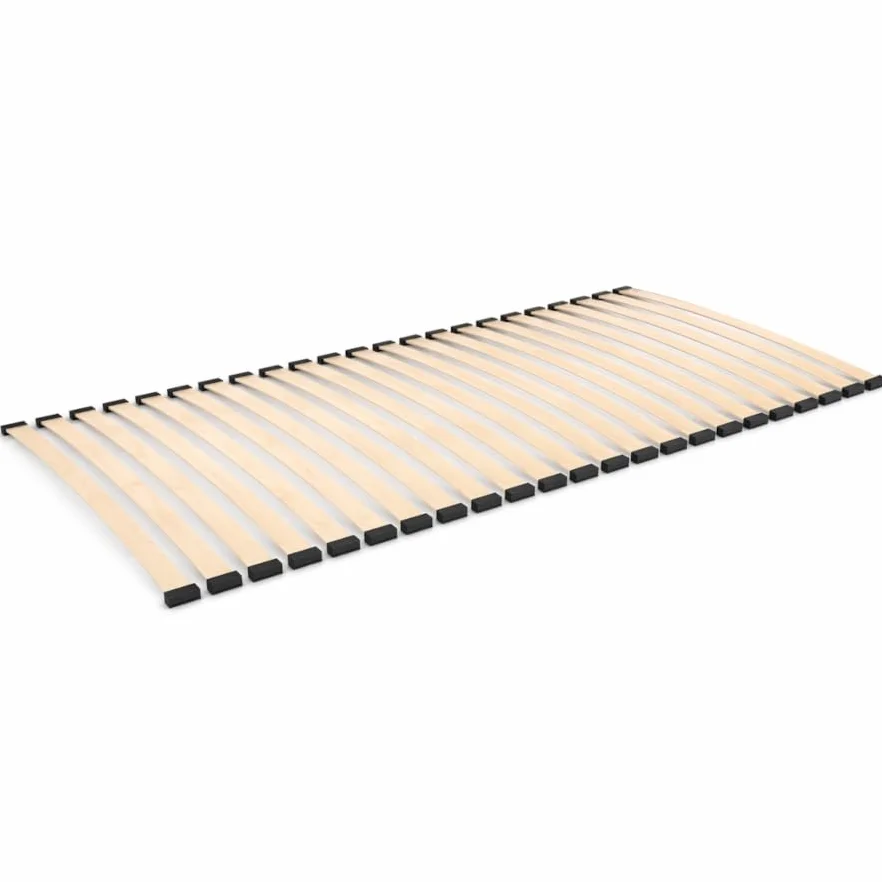 Stelaż do Łóżka 90x200 cm, Wkład pod Materac z 23 Listwami Brzozowymi, Nośność 200 kg