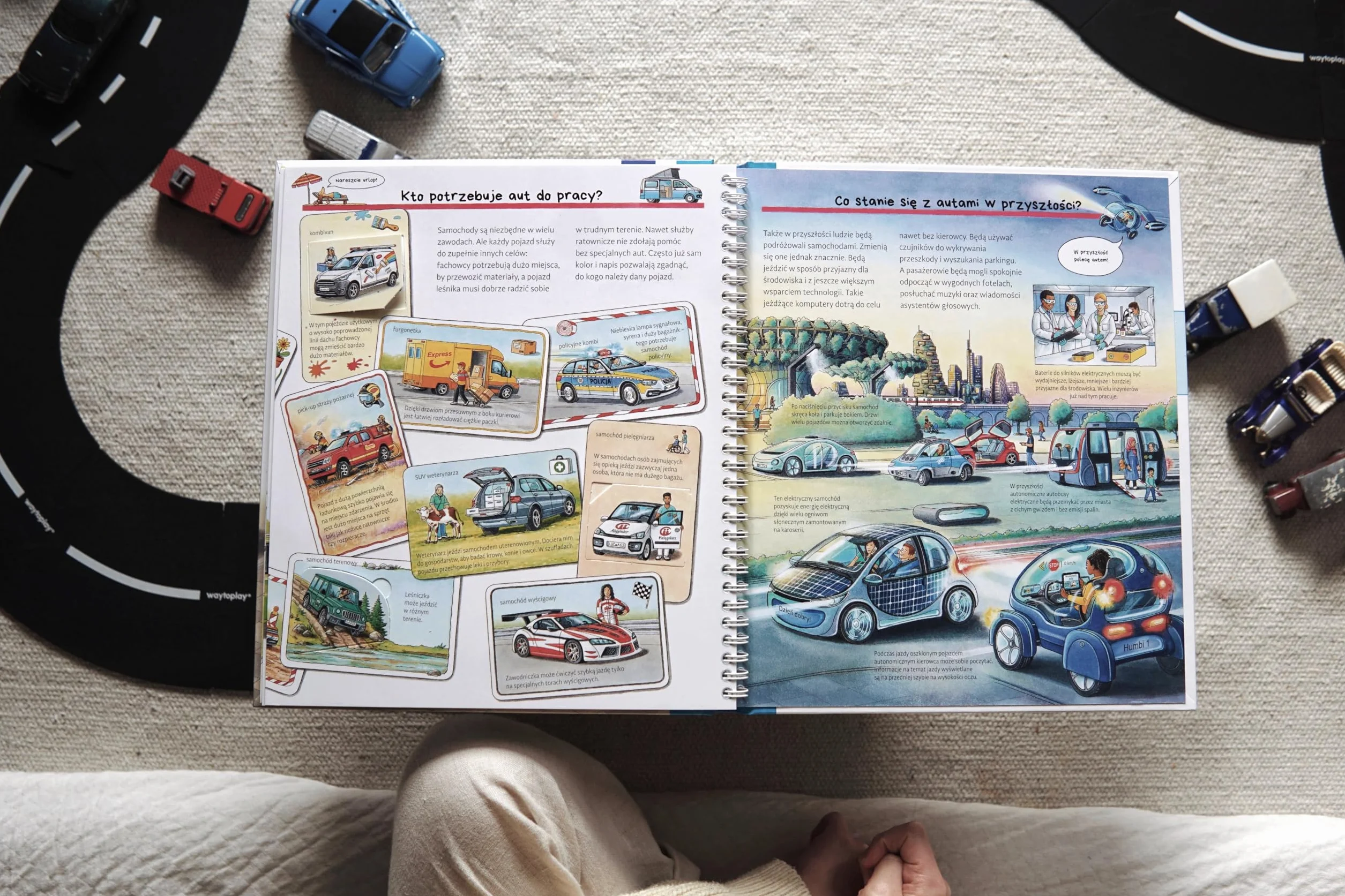 Poznajemy samochody Książka edukacyjna dla dzieci 3+ z okienkami Wszystko o motoryzacji Popularnonaukowa seria Dlaczego? Kiedy? Jak?
