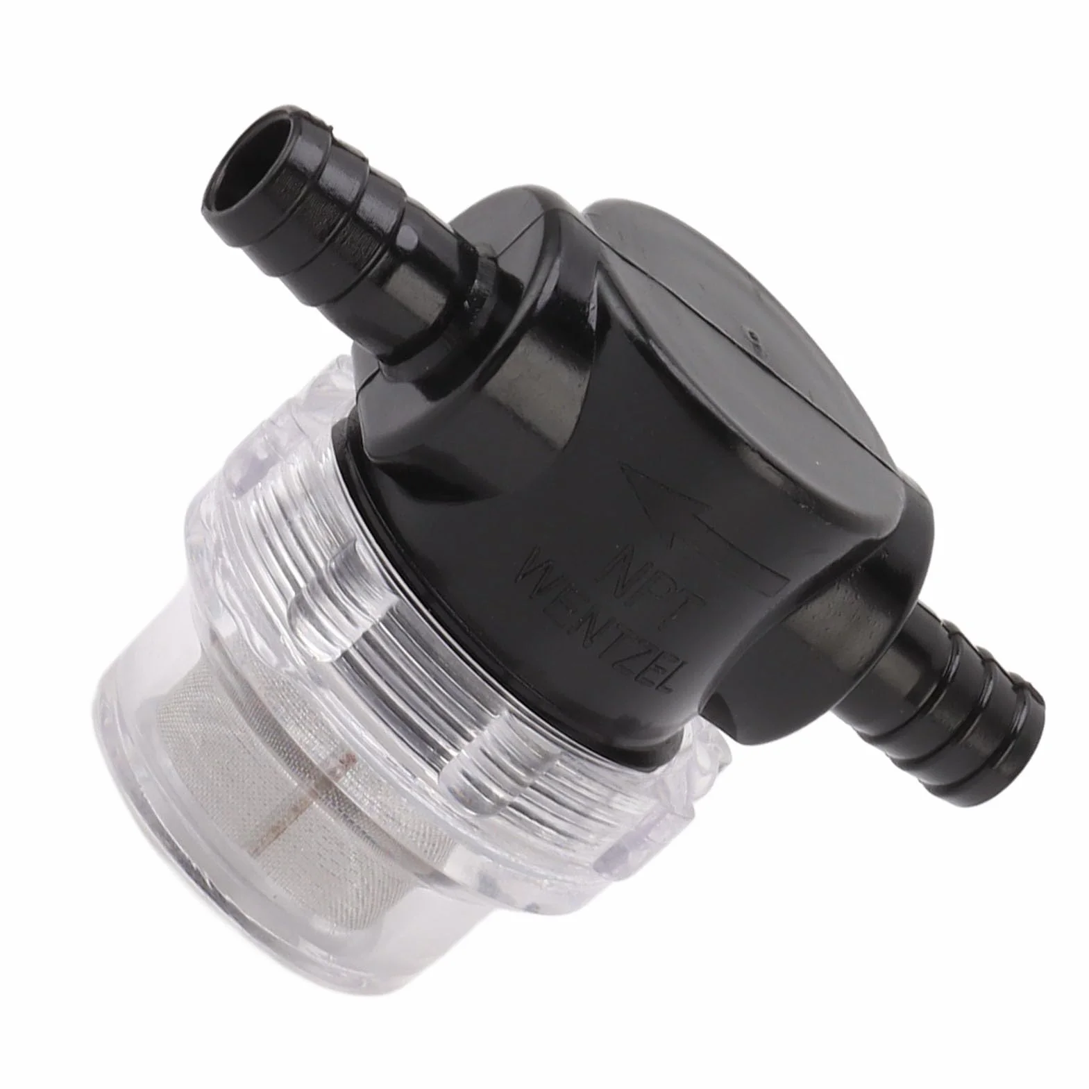 Haofy Sitko Pompy Wodnej 50 Mesh Stal Nierdzewna G1/4 Twist On – Filtr do Nawadniania z przezroczystą obudową Łatwe Monitorowanie i Zapobieganie Zatykaniu dla łodzi Morskich RV, Trawników i urządzeń