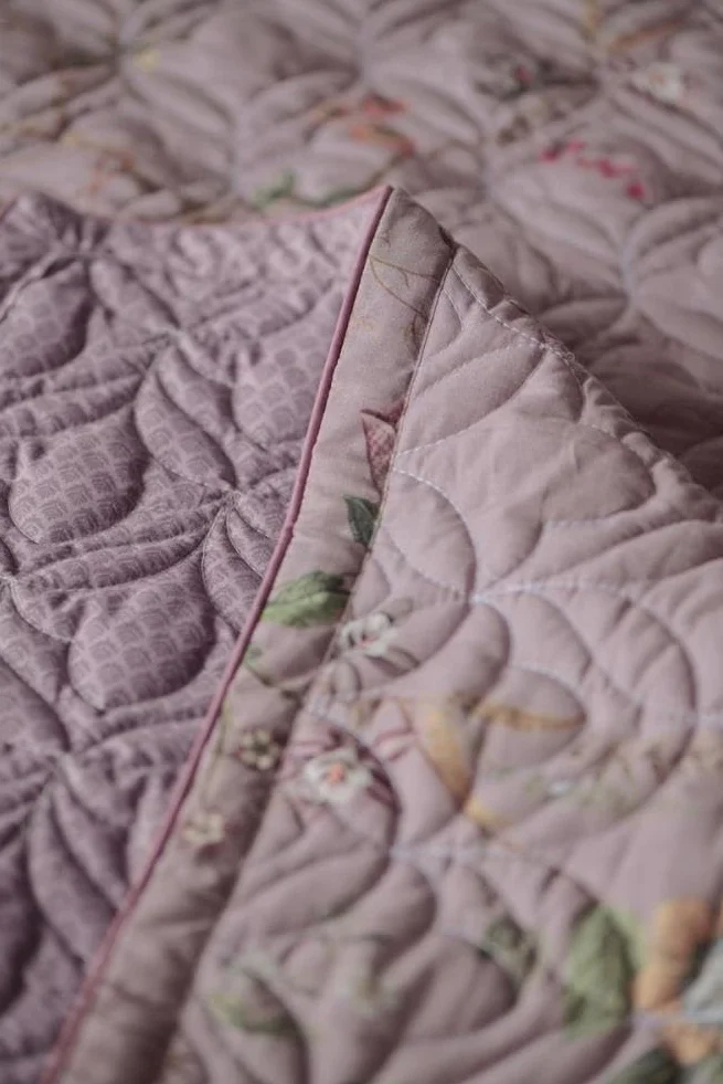 Pip Studio Narzuta Autunno Quilt kolor fioletowy rozmiar 180 x 260