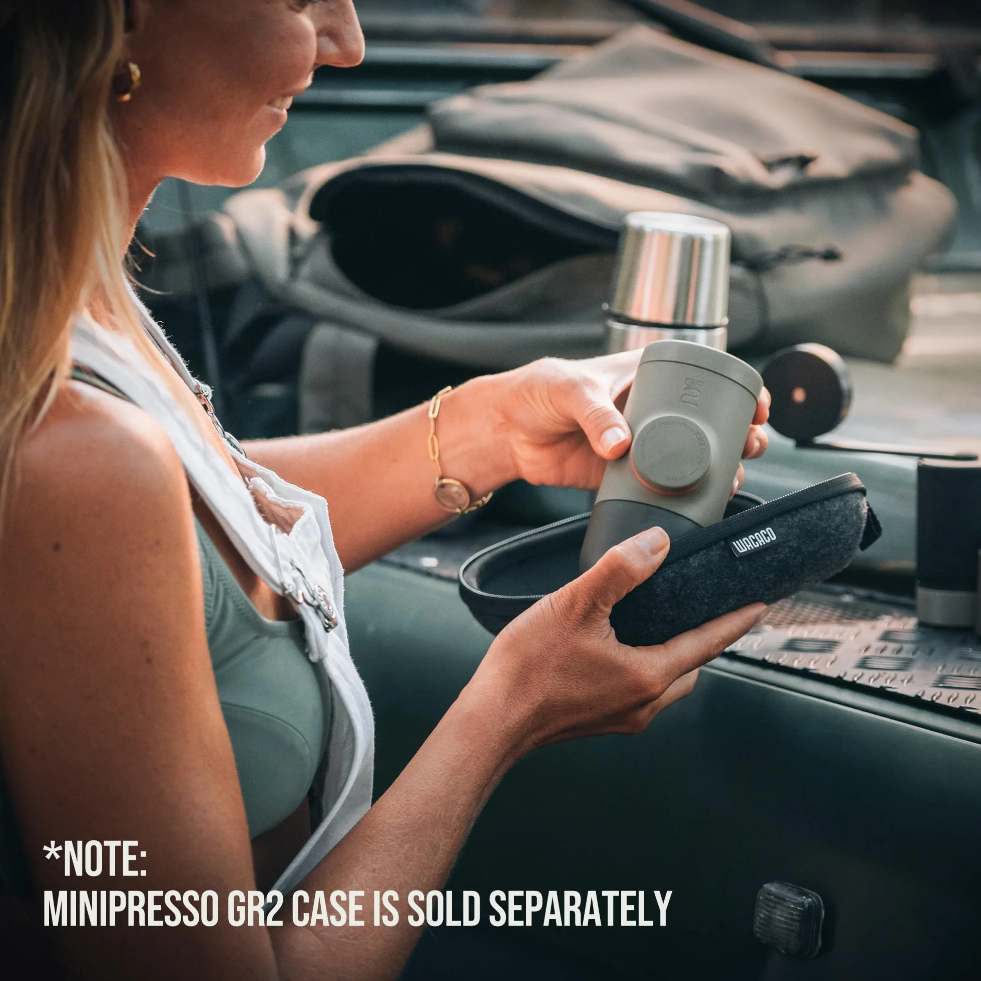 WACACO Przenośny ekspres do kawy ręczny espresso na zewnątrz mielona kawa mały