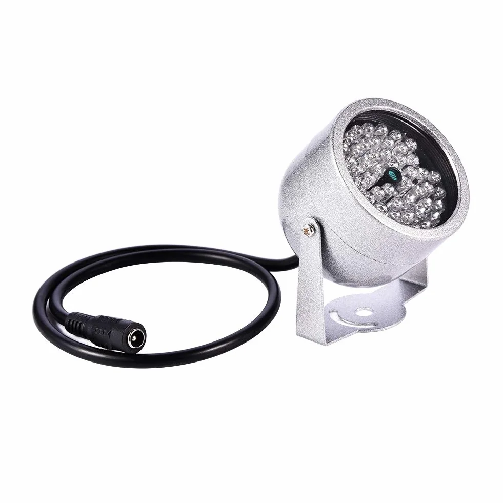 Ejoyous 48 LED Light CCTV IR lampa na podczerwień, wodoszczelna lampka nocna na podczerwień do kamery CCTV IP65