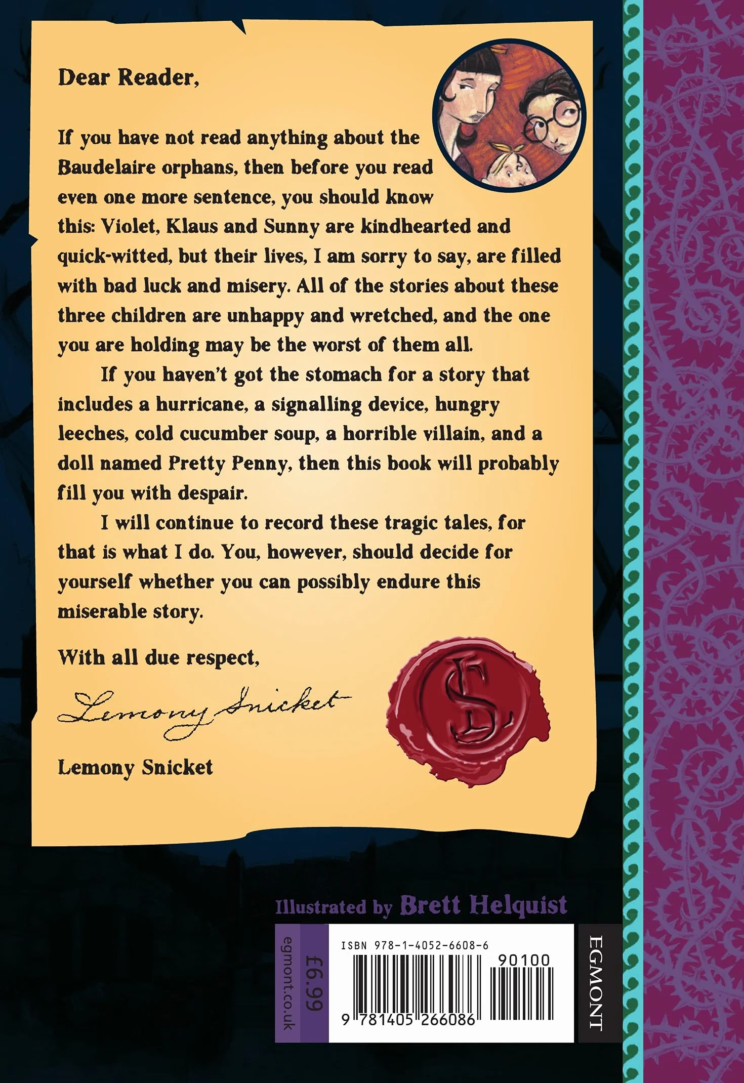 The Wide Window: Lemony Snicket's classic children's mystery tale: 3
