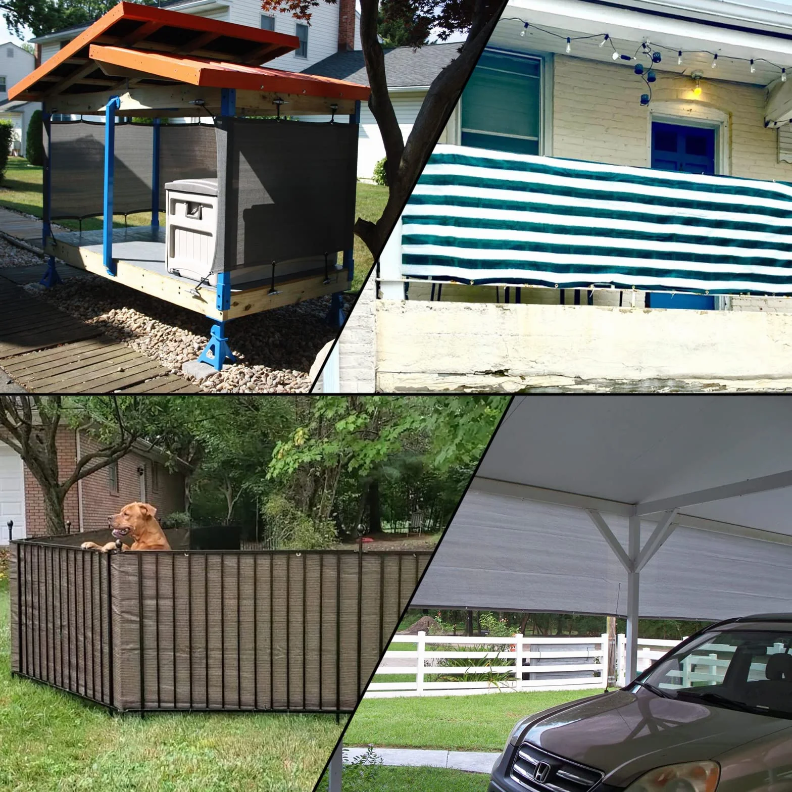 Sunnylaxx Osłona Balkonowa 90 x 600 cm, HDPE, Ochrona Przed Wiatrem i Promieniowaniem UV, z Oczkami i Opaskami Kablowymi,Antracyt