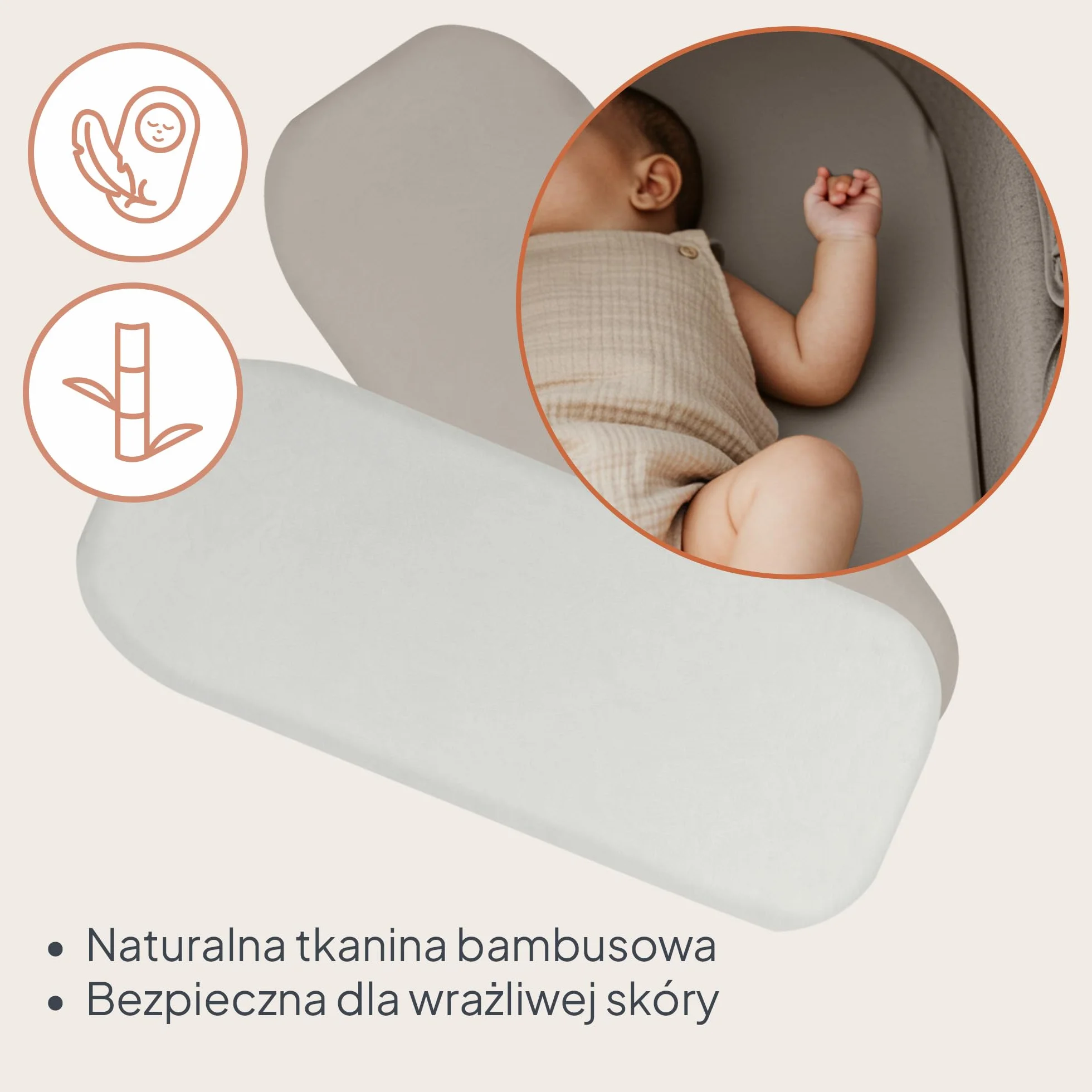LIONELO Prześcieradło Bambusowe z Gumką 70x28 cm, Zestaw 2 szt. Niemowlęce, Do Gondoli i Kołyski, Naturalny materiał, Oddychające i Miękkie, Przyjazne dla Skóry, Bamboo Sheet