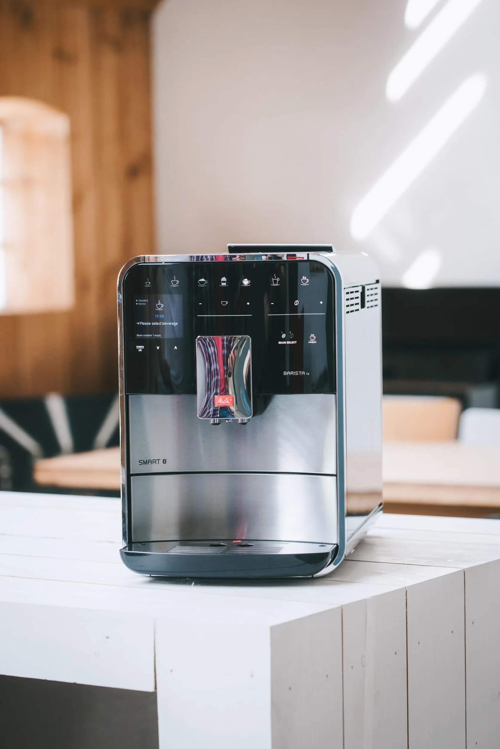Melitta Caffeo Barista TS Smart F850-101 ekspres do kawy ze zbiornikiem na mleko, One Touch, Pro Aqua, srebrny