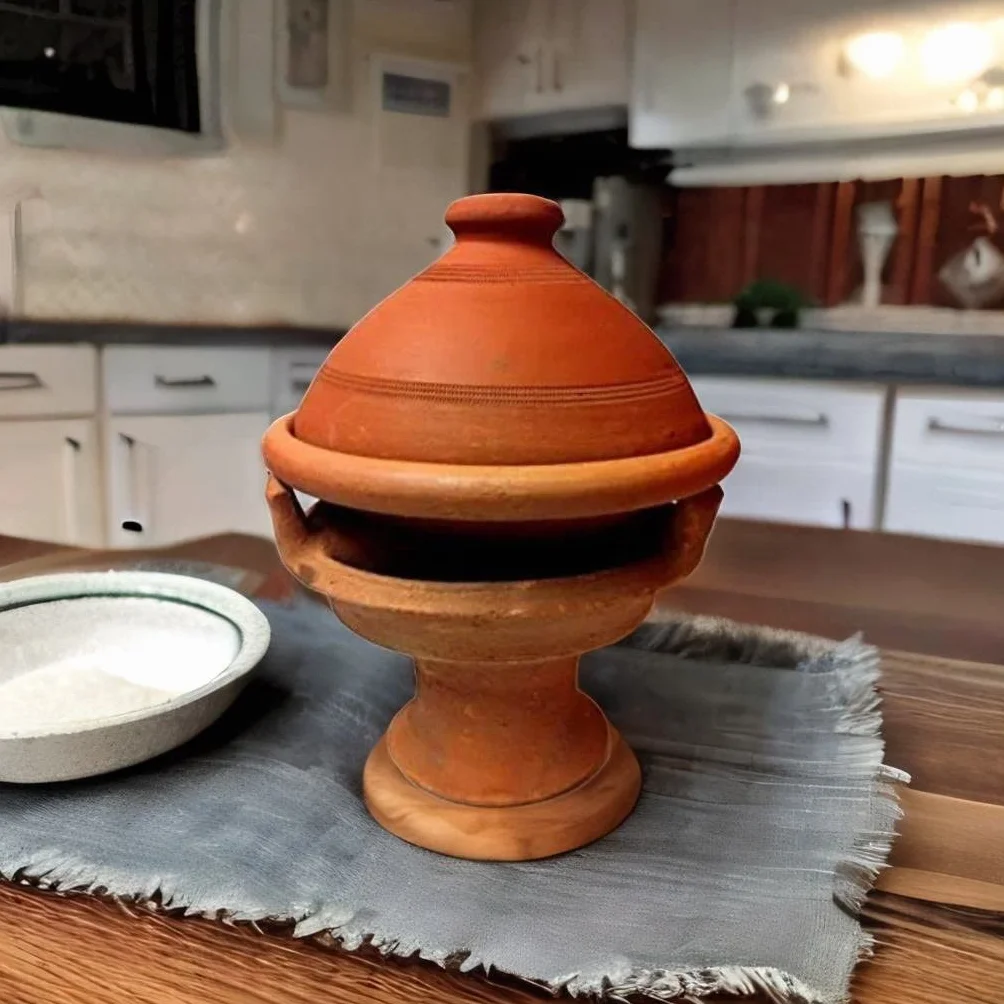 Marrakesch Orient & Mediterran Interior Marokański tadżin Tuareg 30 cm wraz z podgrzewaczem