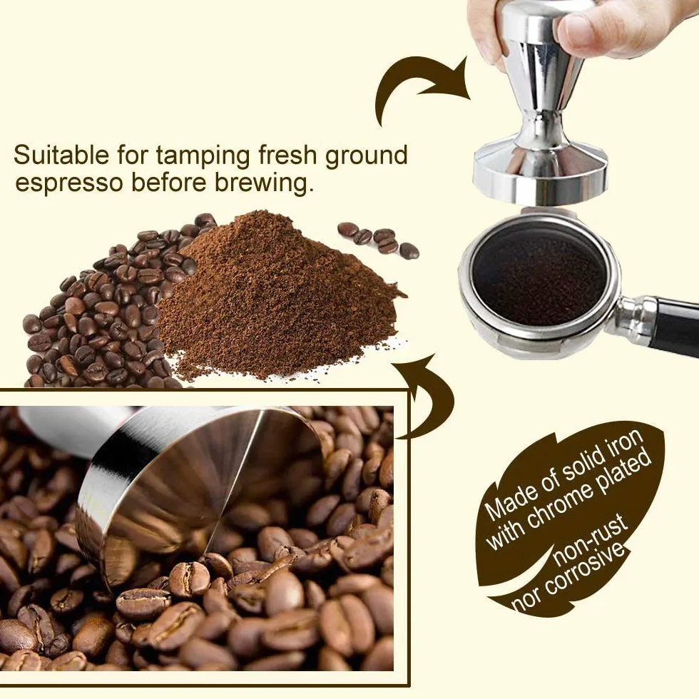 51mm tamper do kawy ze stali szlachetnej do espresso