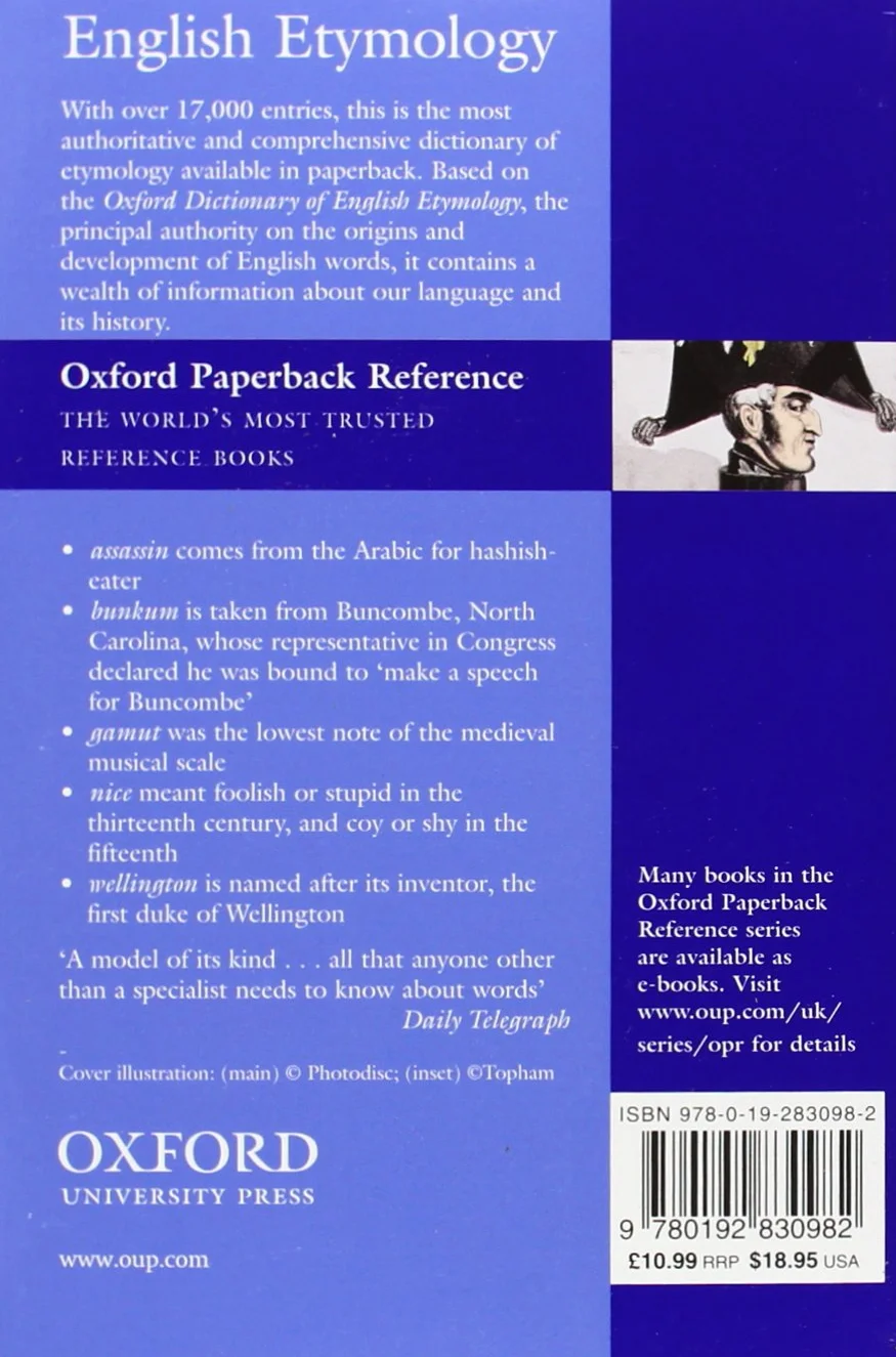 The Concise Oxford Dictionary of English Etymology
