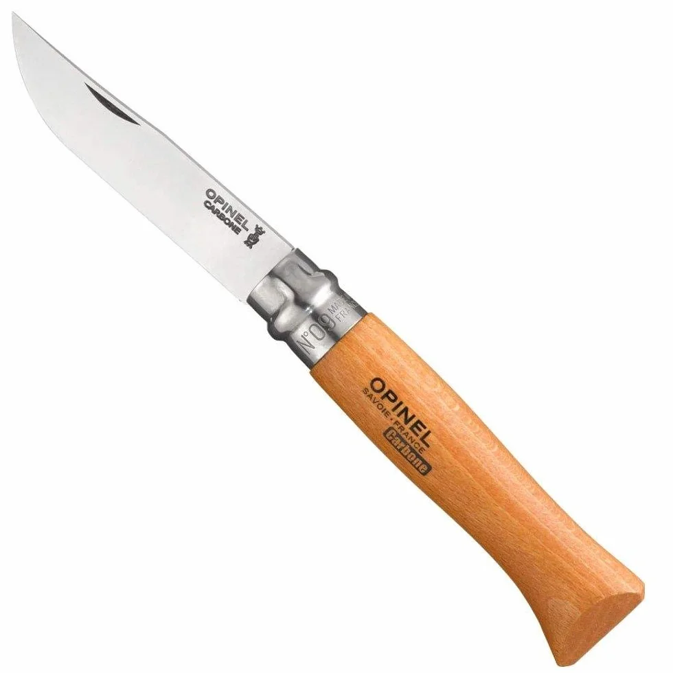 Opinel Nóż z ostrzem ze stali węglowej nr 9 - 9 cm