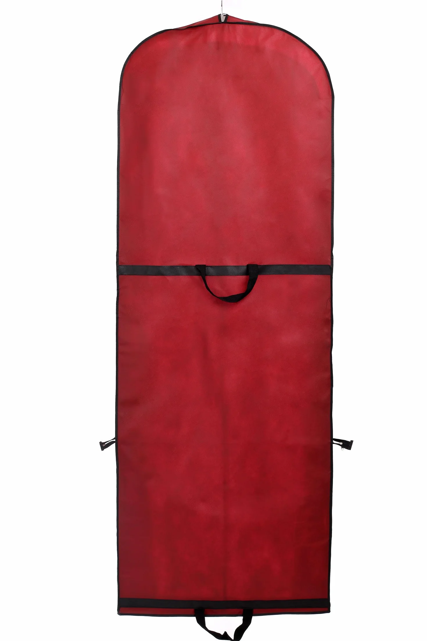 TUKA TKB1001 oddychający worek na ubrania, 180 cm x 64 cm, szeroka zakładka boczna, składany pokrowiec ochronny na suknie ślubne/suknie wieczorowe/garnitury, do przechowywania i transportu,