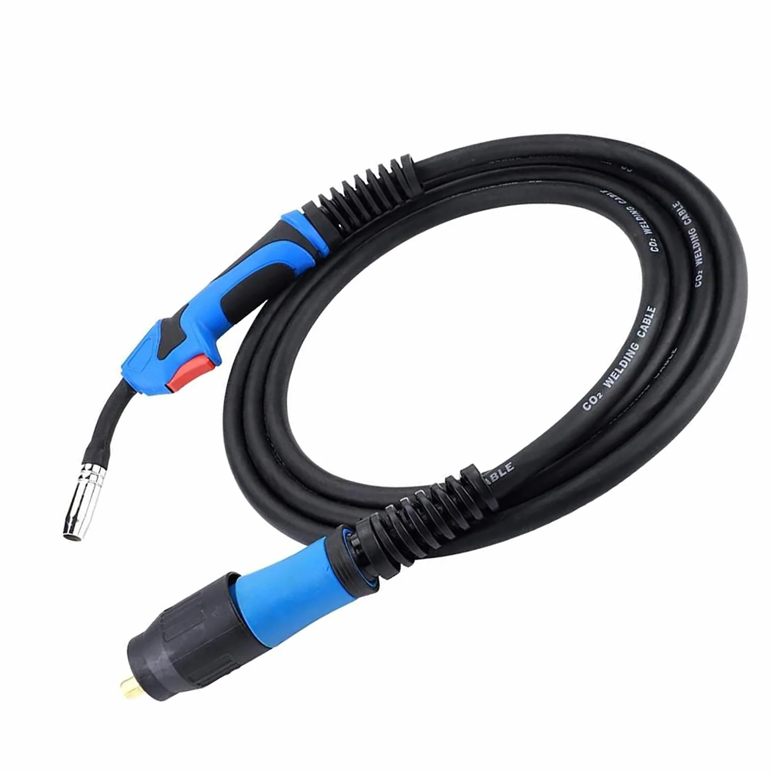Estink MIG/MAG palnik spawalniczy, pakiet węży MB15 Welding Torch CO², gaz ochronny, palnik spawalniczy 3,8 m, z przyłączem centralnym Euro