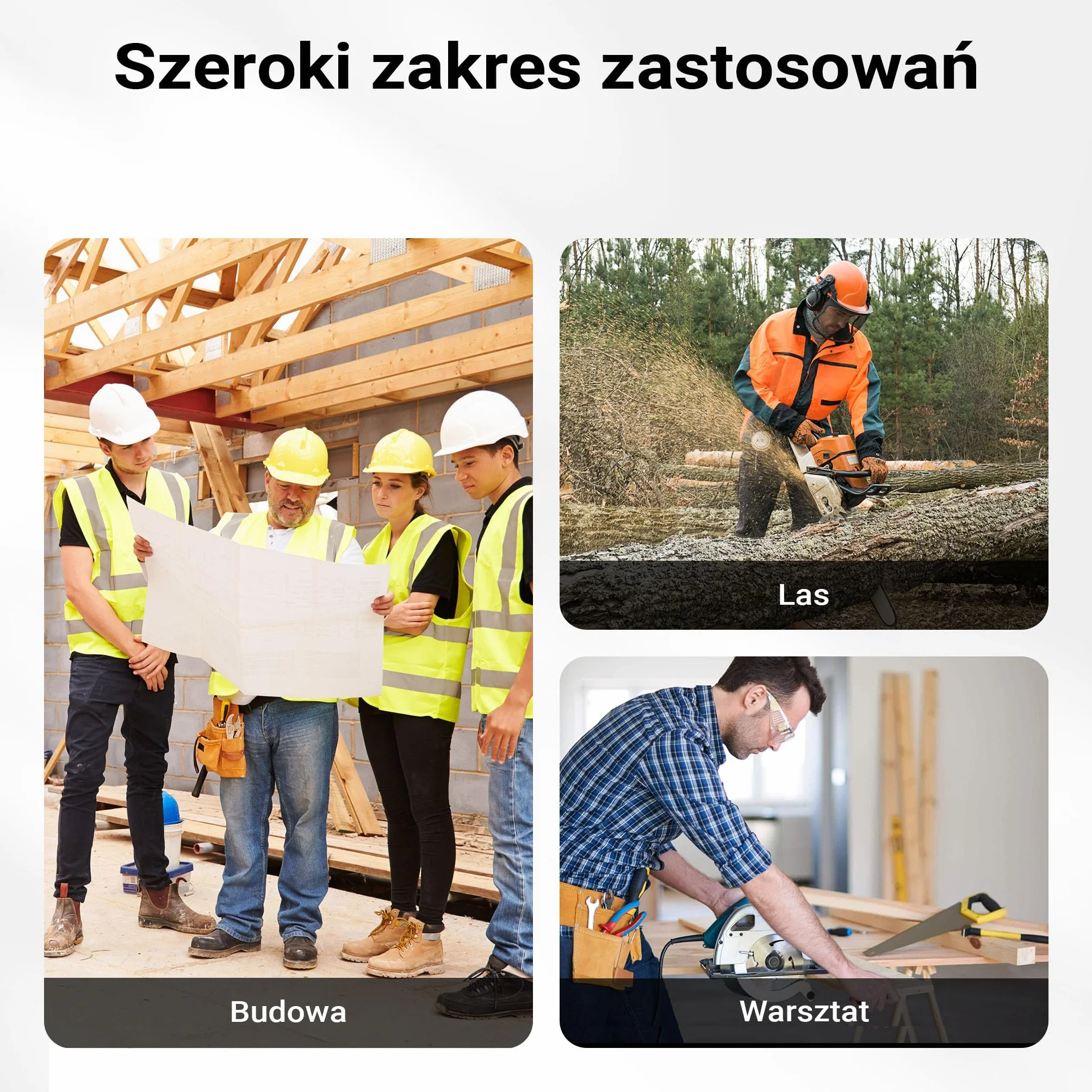 Wiltec Przystawka do cięcia drewna o szerokości cięcia 1-3 1/2", ze stali pokryta proszkowo, przewodnik do pił łańcuchowych 5-15 cm