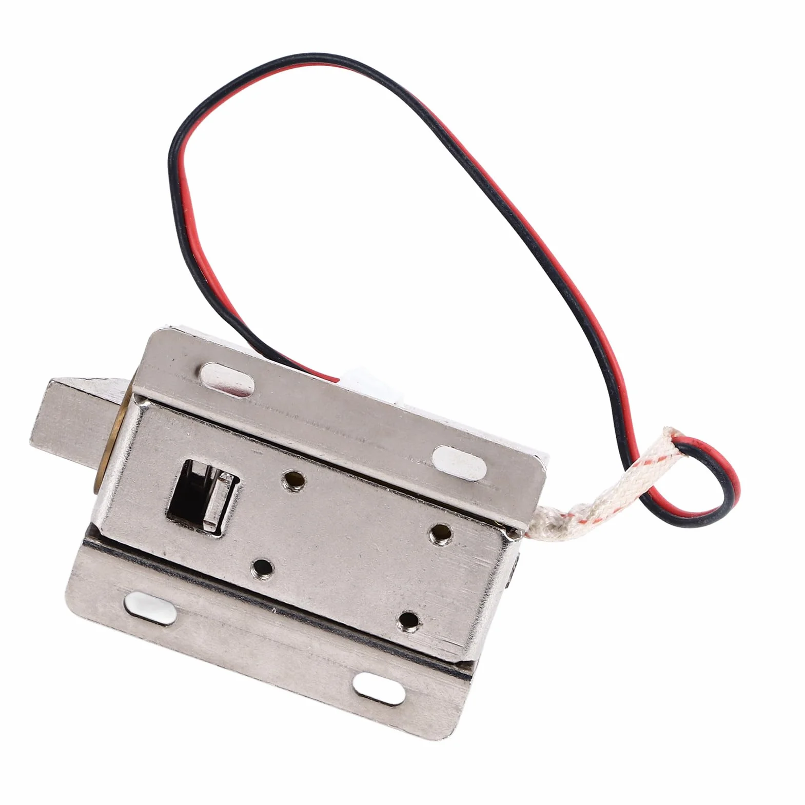 lyrlody Zamek Elektromagnetyczny, Wodoodporny Zamek do Szafek ze Sterowaniem Elektronicznym, do Systemów Kontroli Dostępu Drewnianych Drzwi Szafek i Szuflad (24V)