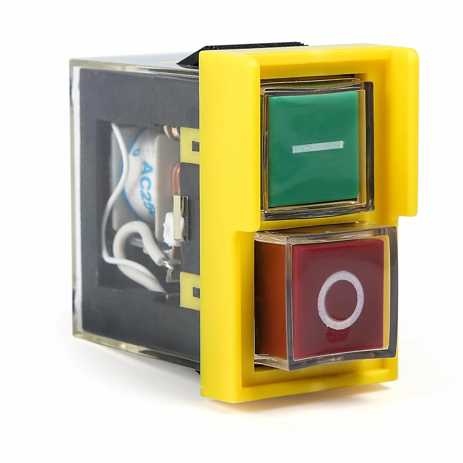 KJD6 wyłącznik bezpieczeństwa 220 V dwubiegunowy przełącznik przyciskowy 220 V AC 250 V 6A przełącznik magnetyczny przełącznik start-stop ochrona IP55.