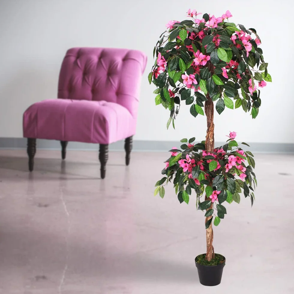 Bougainvillea Roślina Sztuczne Drzewo Plastik 150 cm Decovego