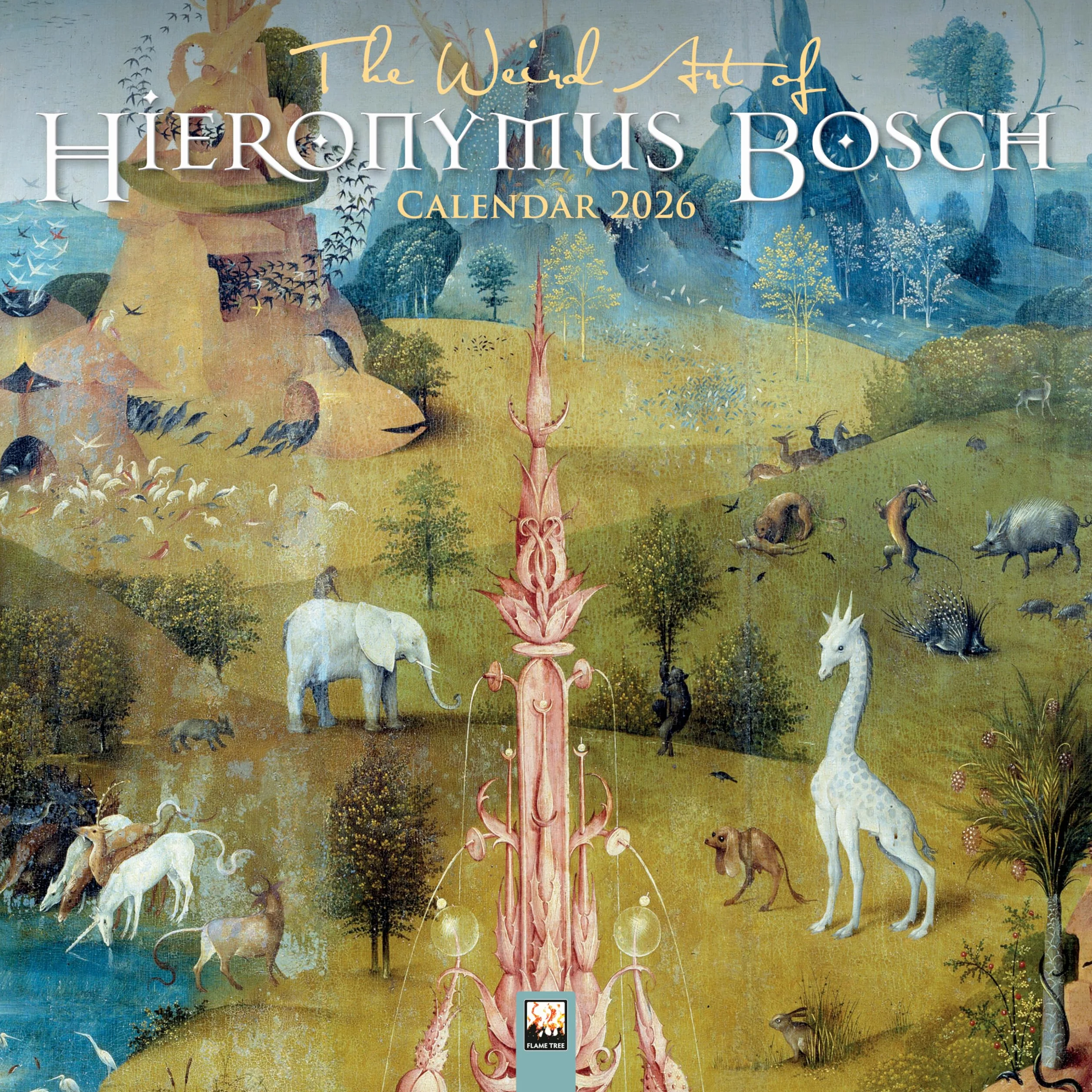 The Weird Art of Hieronymus Bosch Wall Calendar 2026 (Art Calendar)