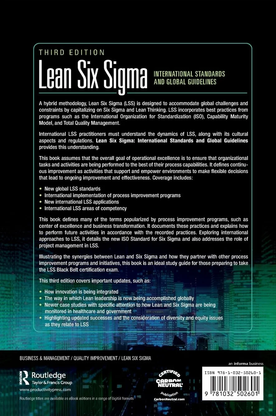 Lean Six Sigma: International Standards and Global Guidelines