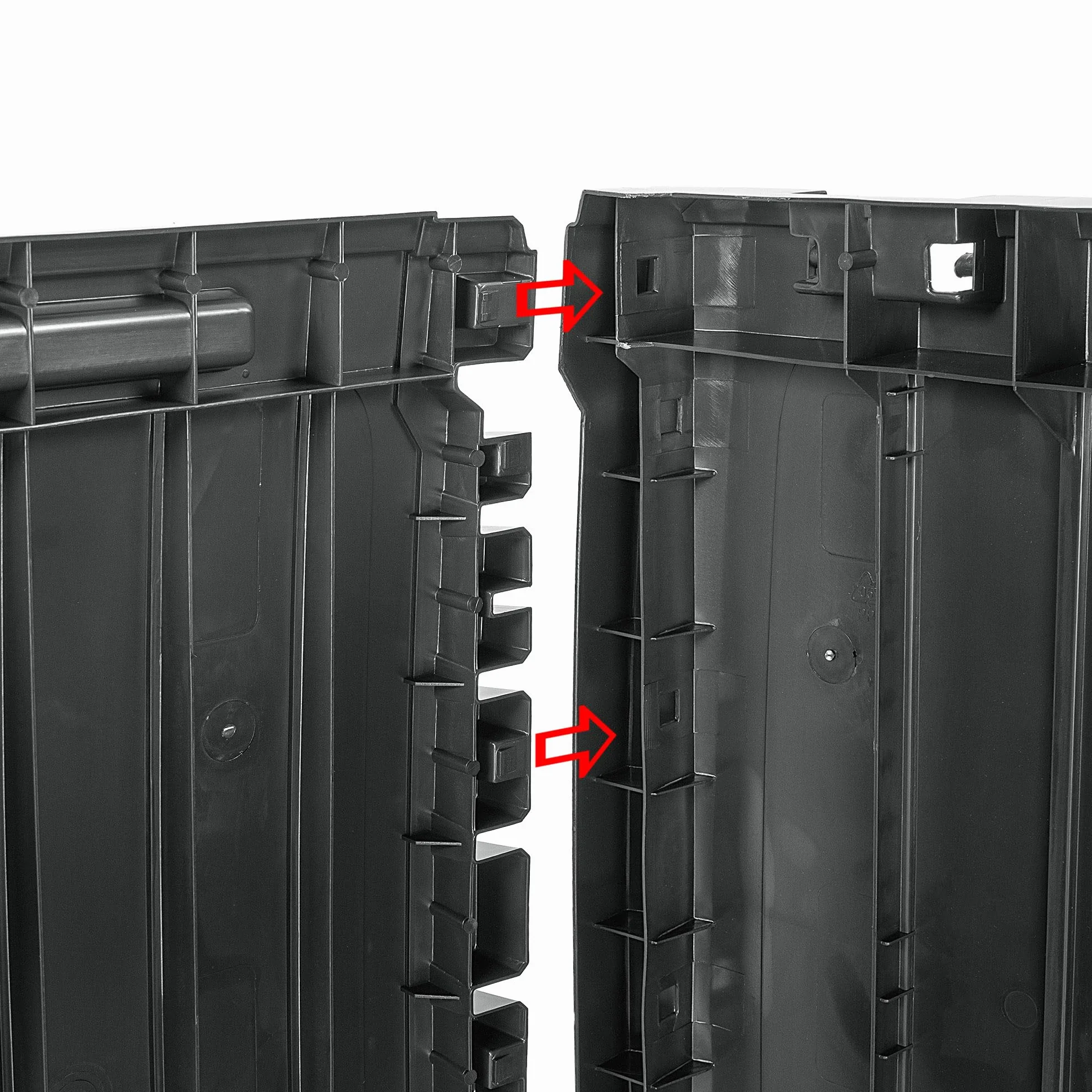 KADAX Skrzynia ogrodowa 310 l, 119x48x60 cm, antracyt, odporna na pogodę, na poduszki, zabawki i podkładki na siedziska, porządek na tarasie i w ogrodzie