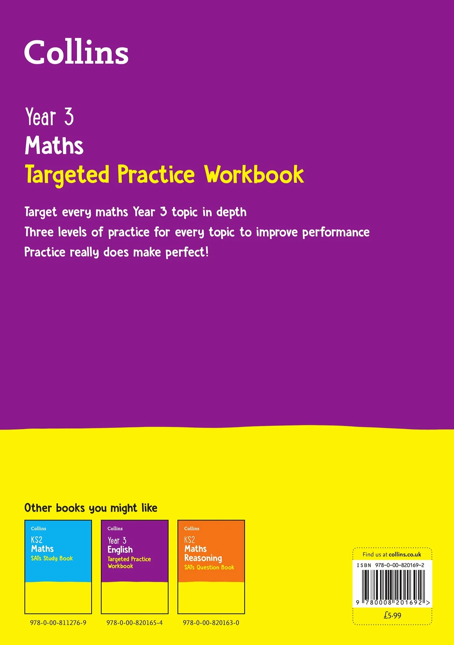 Year 3 Maths Targeted Practice Workbook: Ideal for use at home