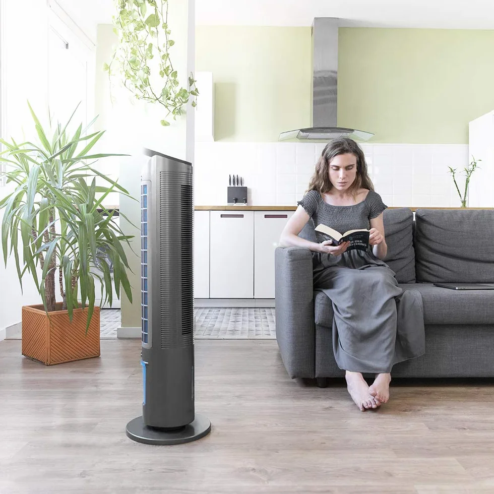 Cecotec Chłodnica wyparna EnergySilence 2000 Cool Tower Smart 60 W 2 l 3 prędkości z oscylacją