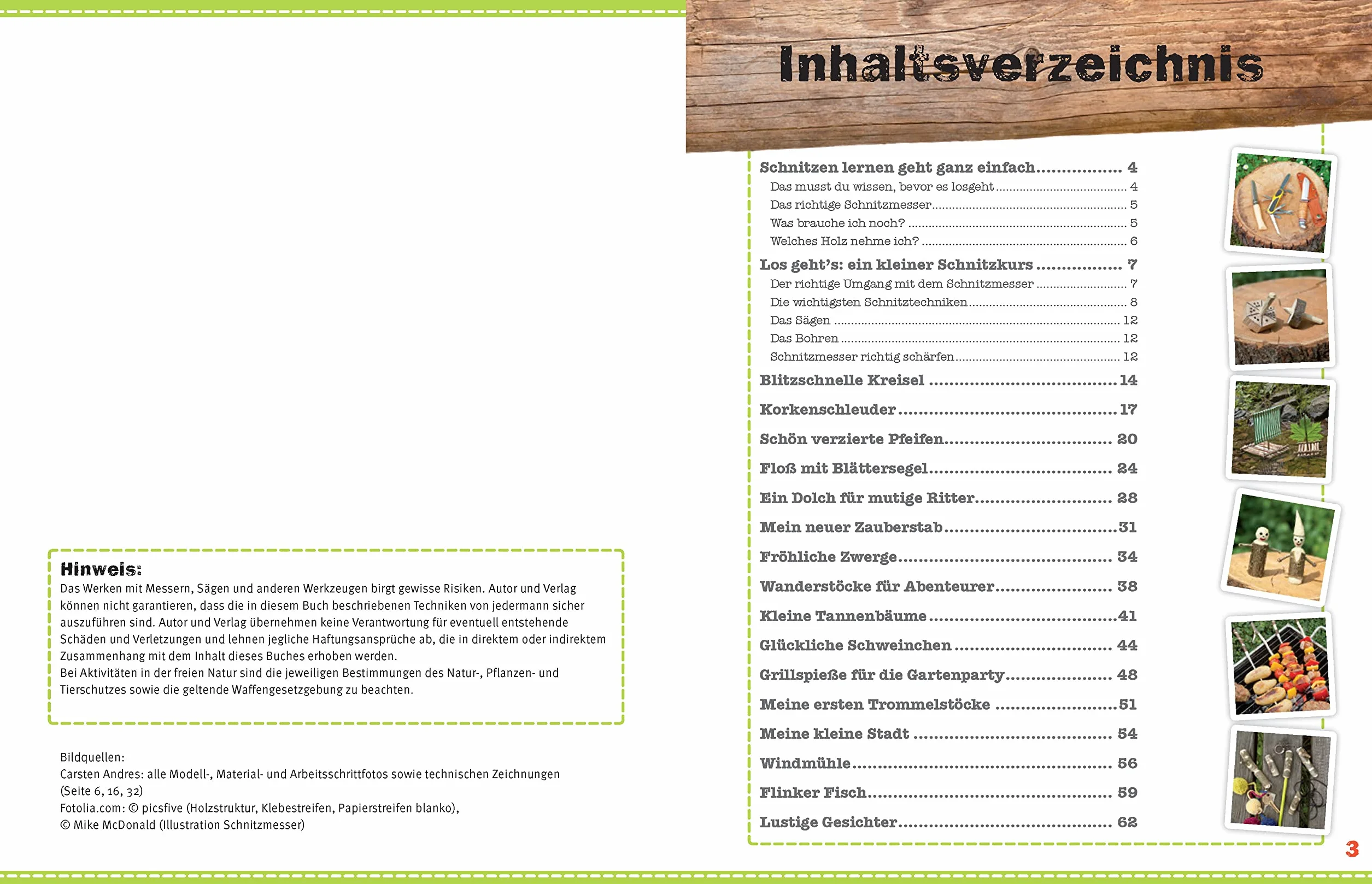 Tolle Schnitzereien I Schnitzbuch für Kinder ab 8 Jahren: 16 kreative Projekte. Mit kleiner Schnitzschule und Schritt-für-Schritt-Anleitungen