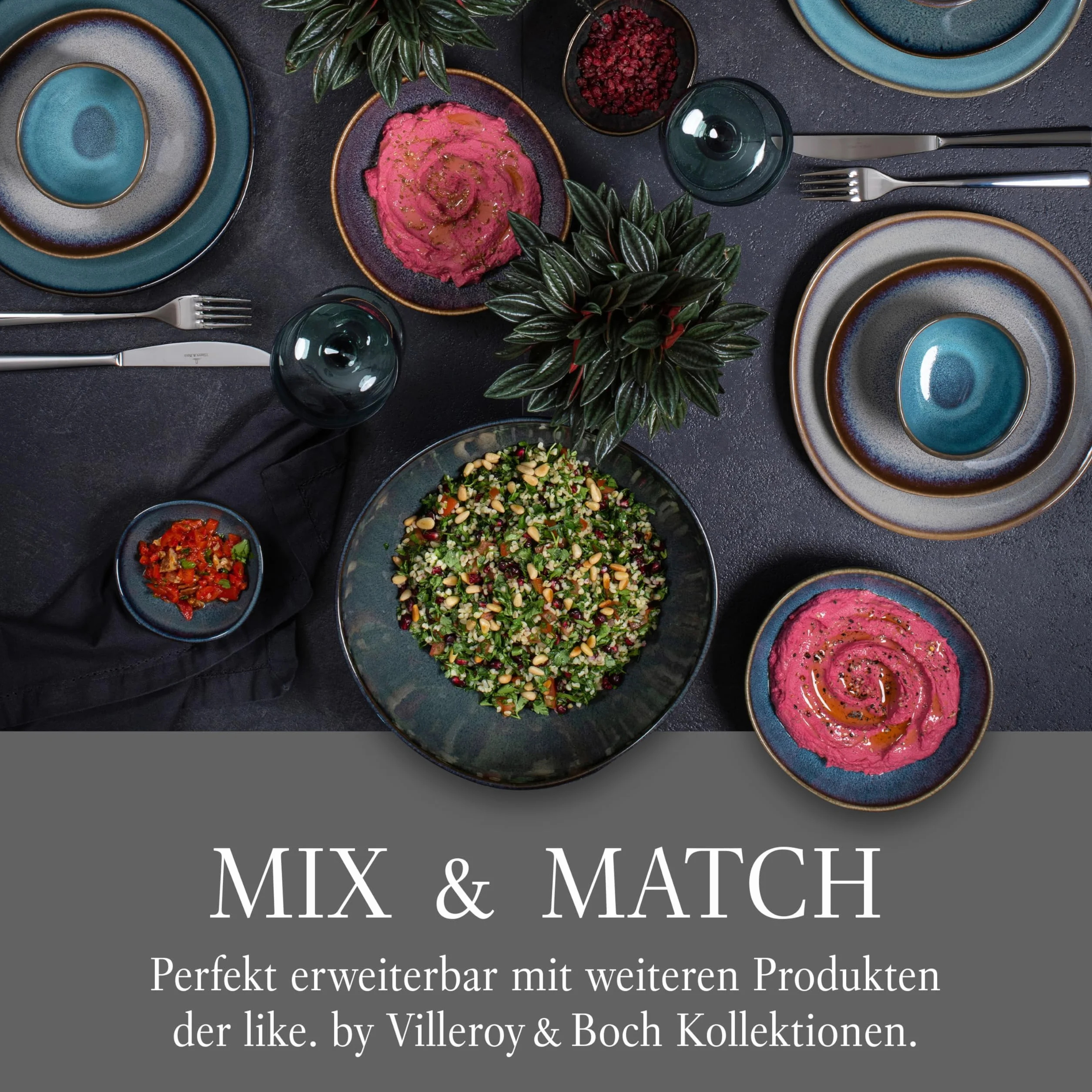 Villeroy & Boch Lave Kubek Miska mała 22x21x4,2cm szary