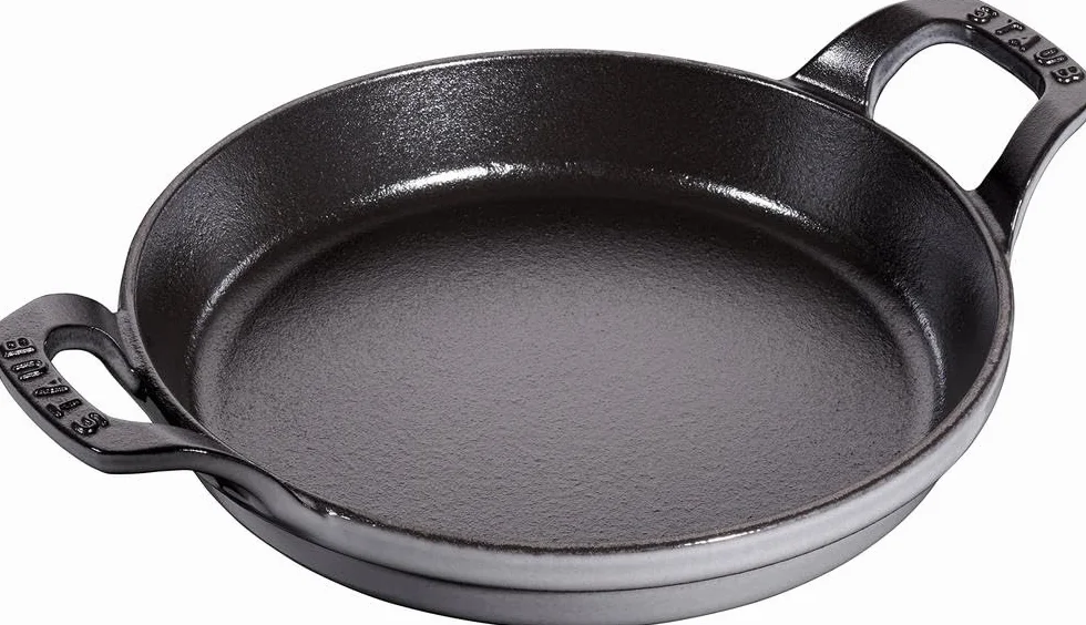 Staub Auflaufform rund Gusseisen Induktionsgeeignet 26.2 x 26 x 5 cm