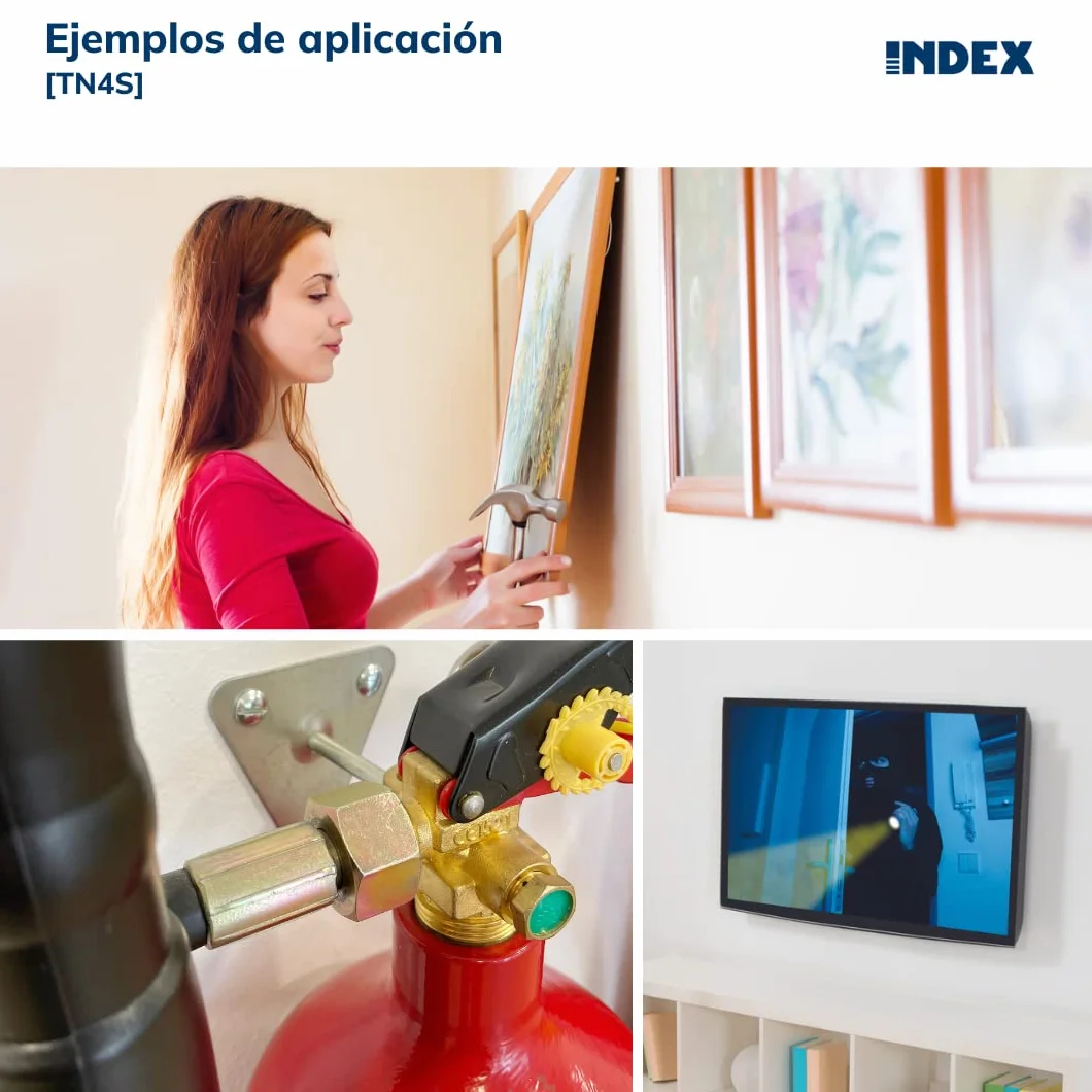 Index Fixing Systems tn4s – zestaw 25 kołków 4 segmenty do wszystkich rodzajów materiałów (nylon, 12 x 60 mm, Ø 12 mm