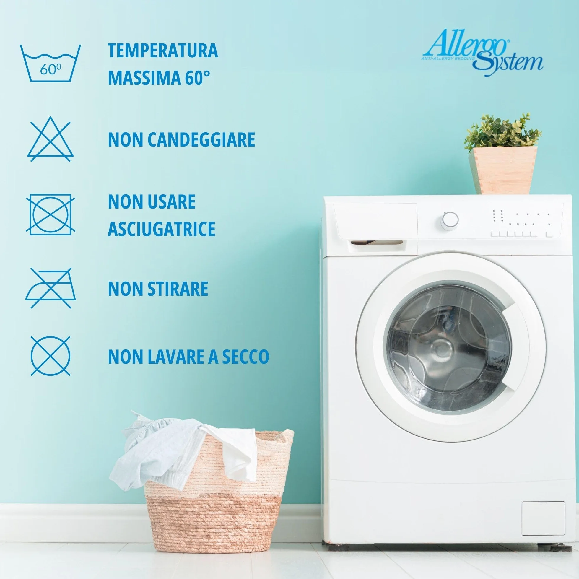 Allergosystem 0154060N poszewka na poduszkę przeciwko roztoczom, chmurom, 40 x 60 cm