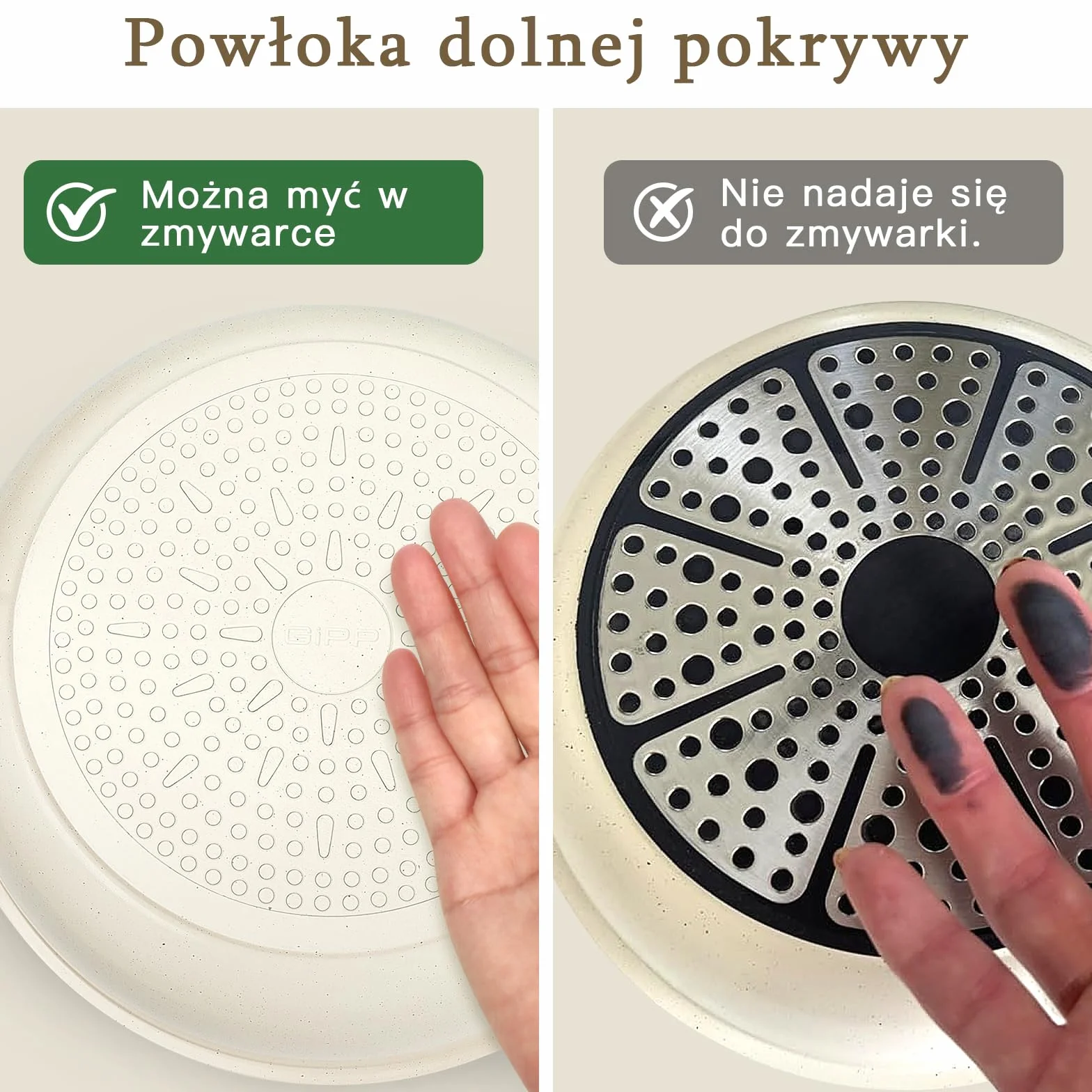 GiPP Granit zestaw garnków 21-częściowy z powłoką nieprzywierającą do gotowania