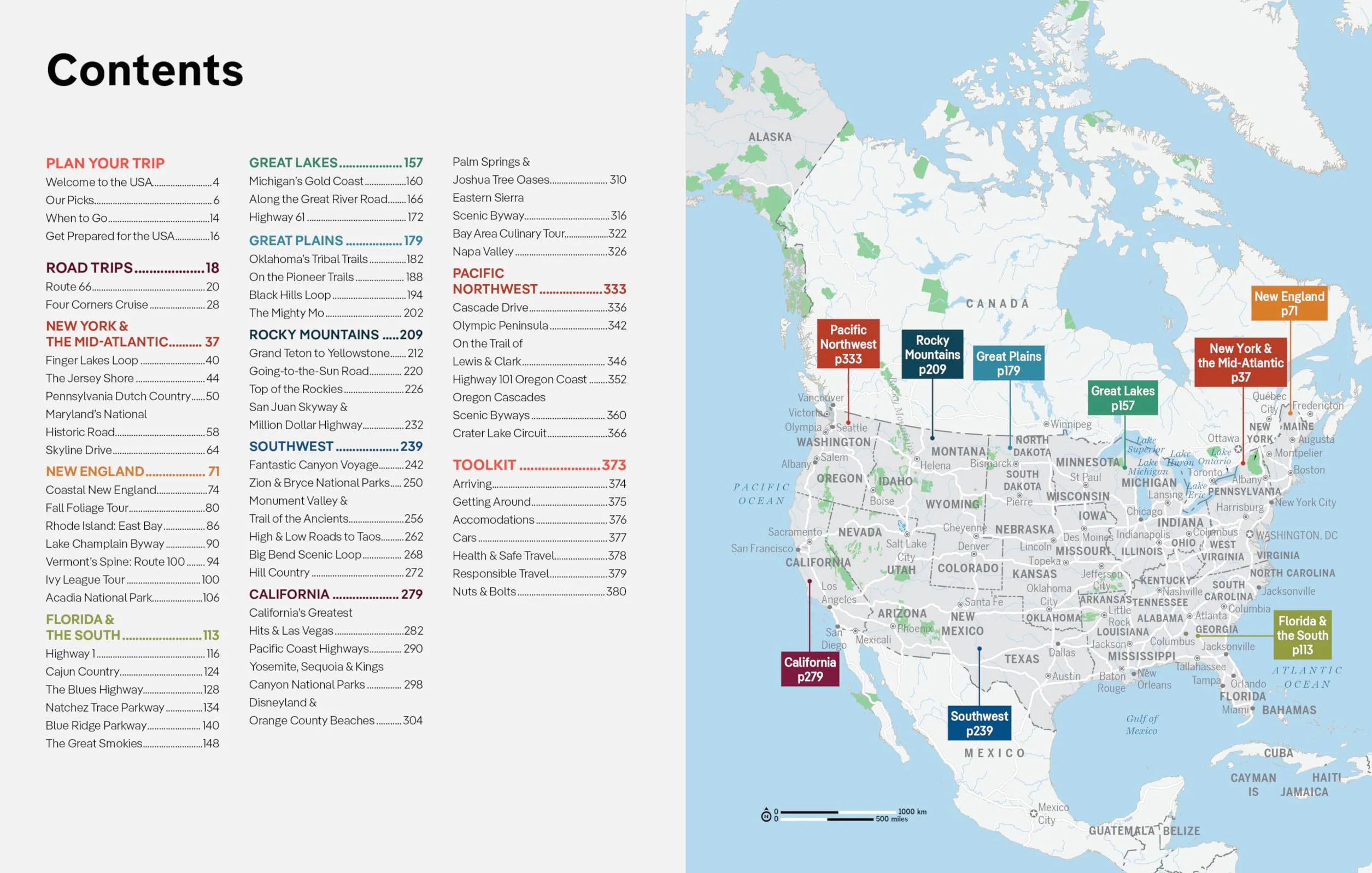 Best Road Trips USA 5ed -anglais-: escapes on the open road