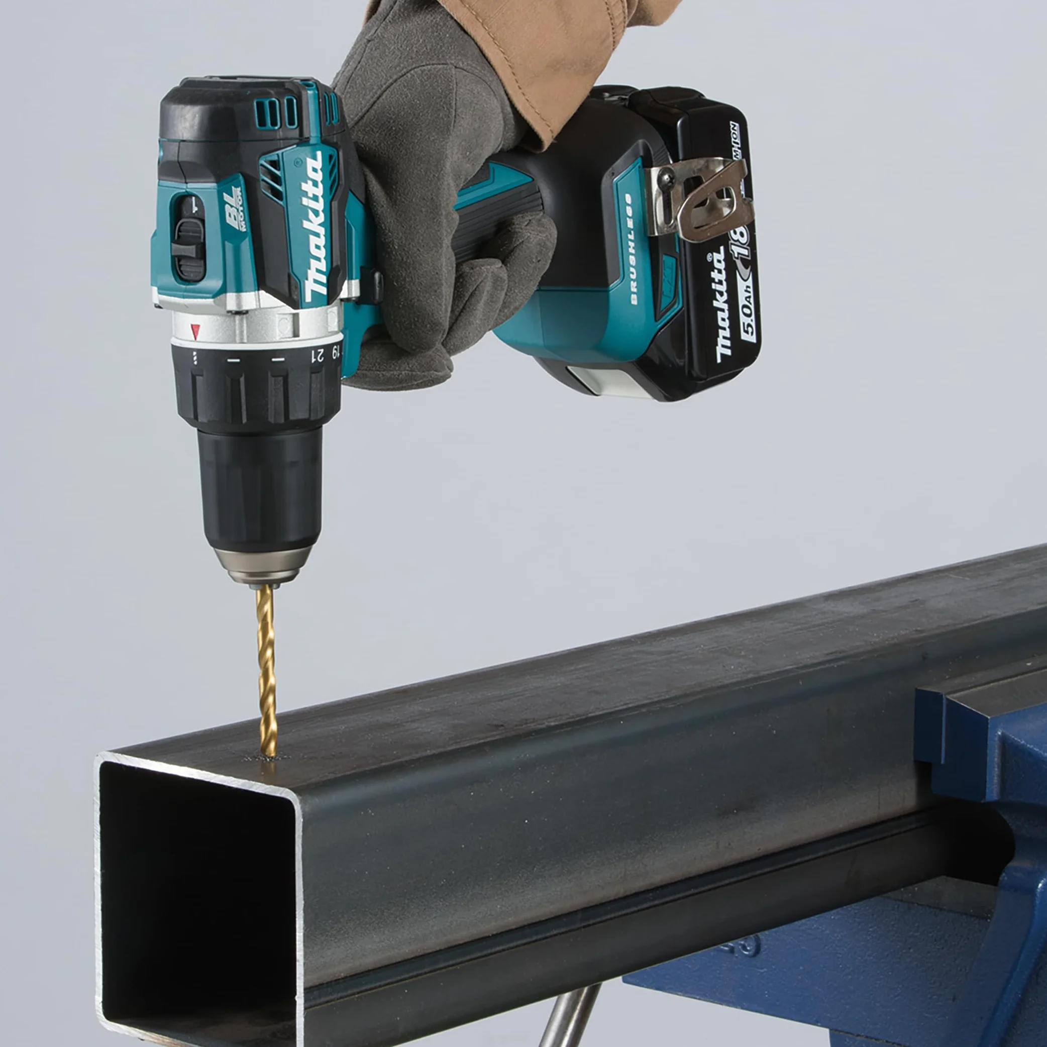 Makita Ddf484Z Wiertarko-Wkrętarka Akumulatorowa 18 V Srebrny/Niebieski